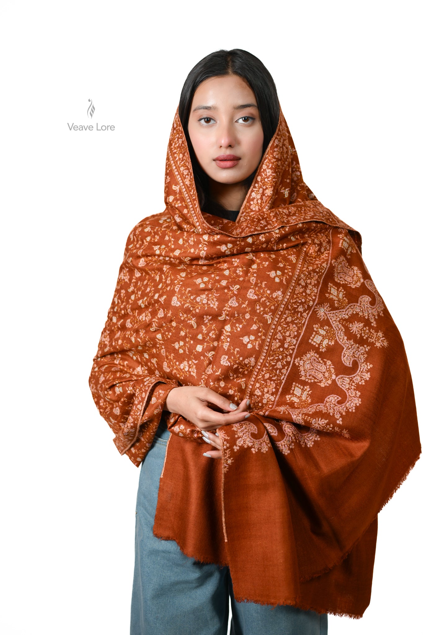 Anar & Pearl Pashmina Shawl