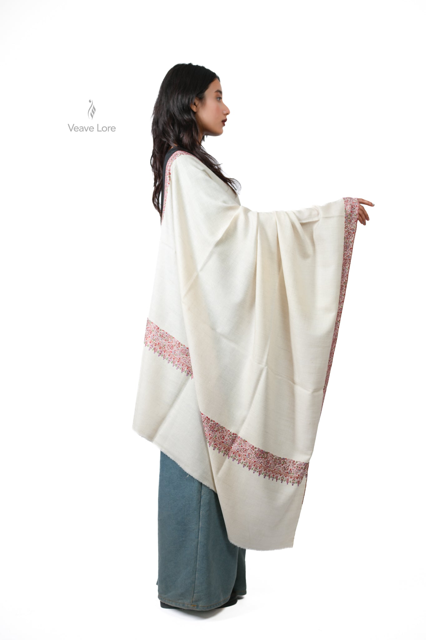 Daaman-e-Yaqut Pashmina Shawl