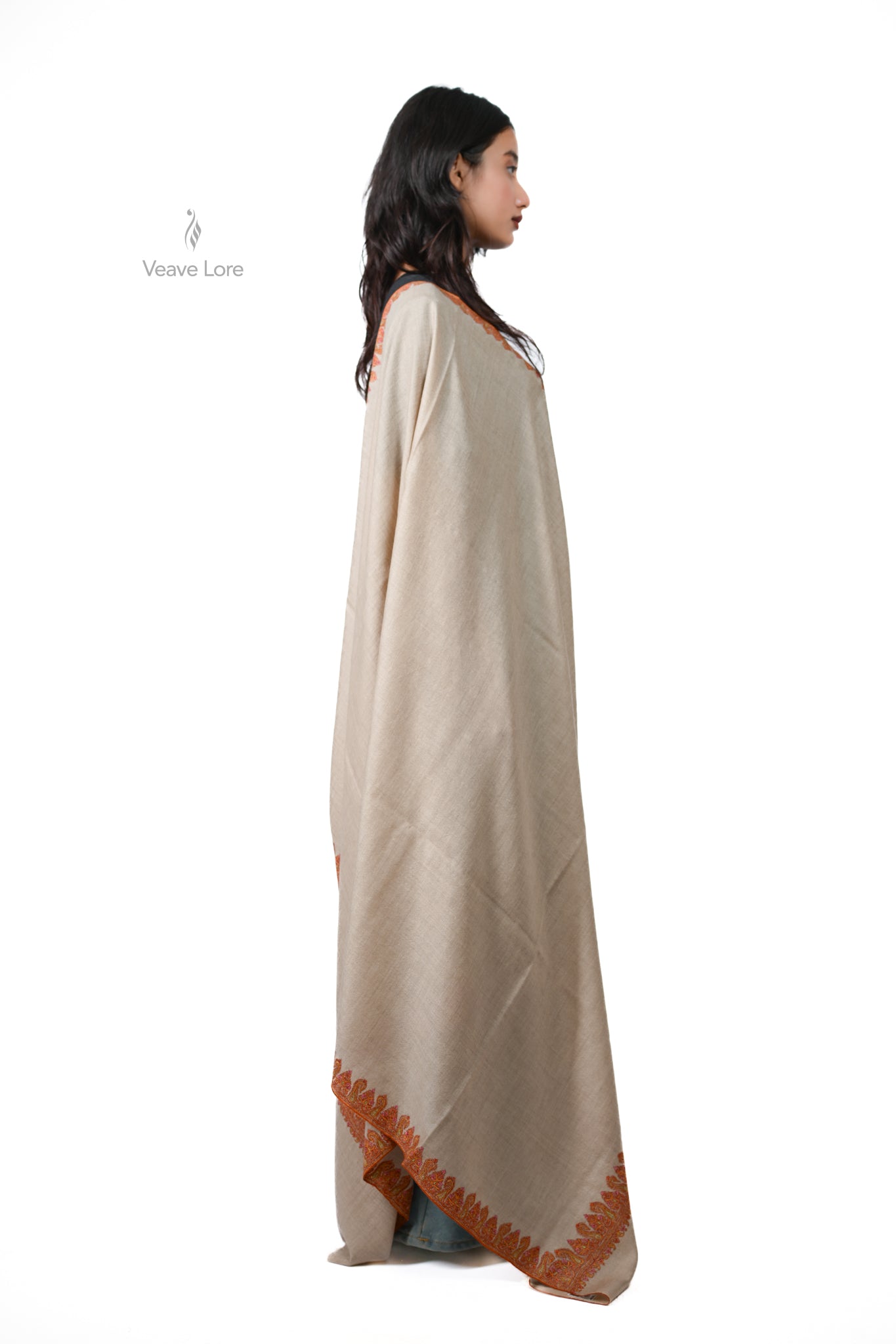 Naseem Hand Embroidered Pashmina Shawl