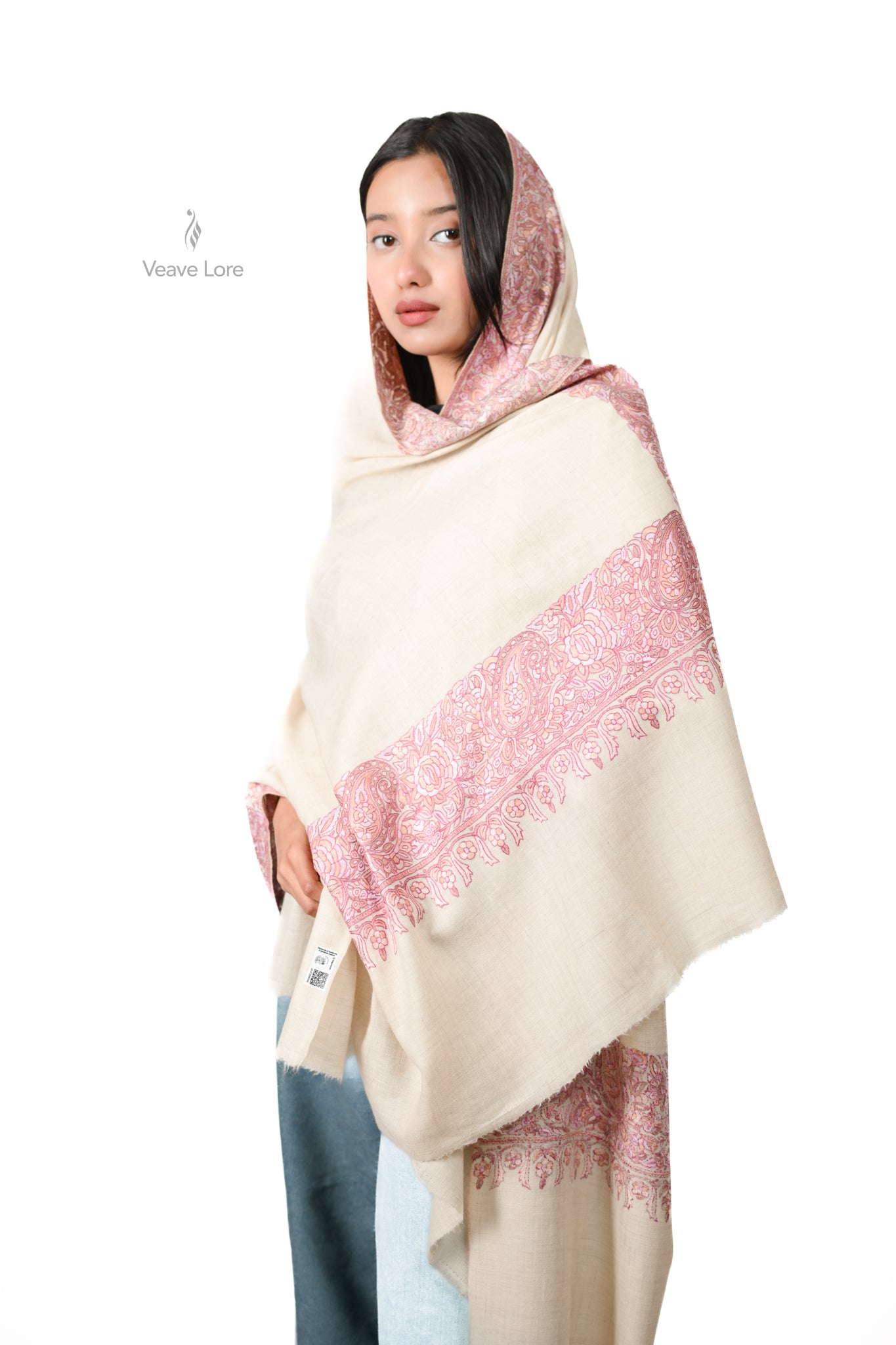 Gulab-e-Zar Palledar Pashmina Shawl