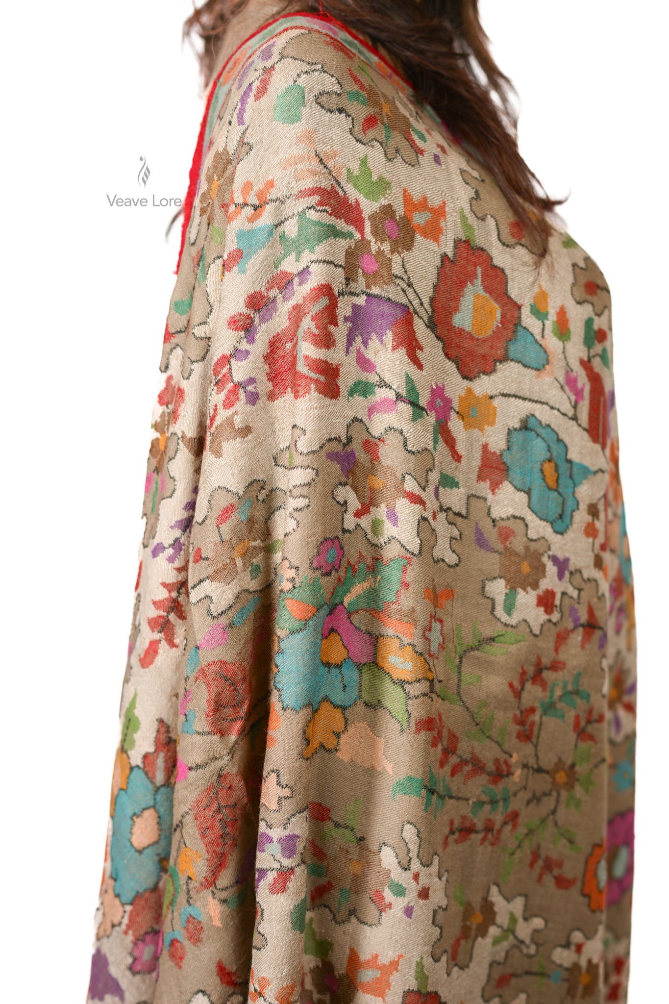 The Wildflower Meadow Pashmina Shawl