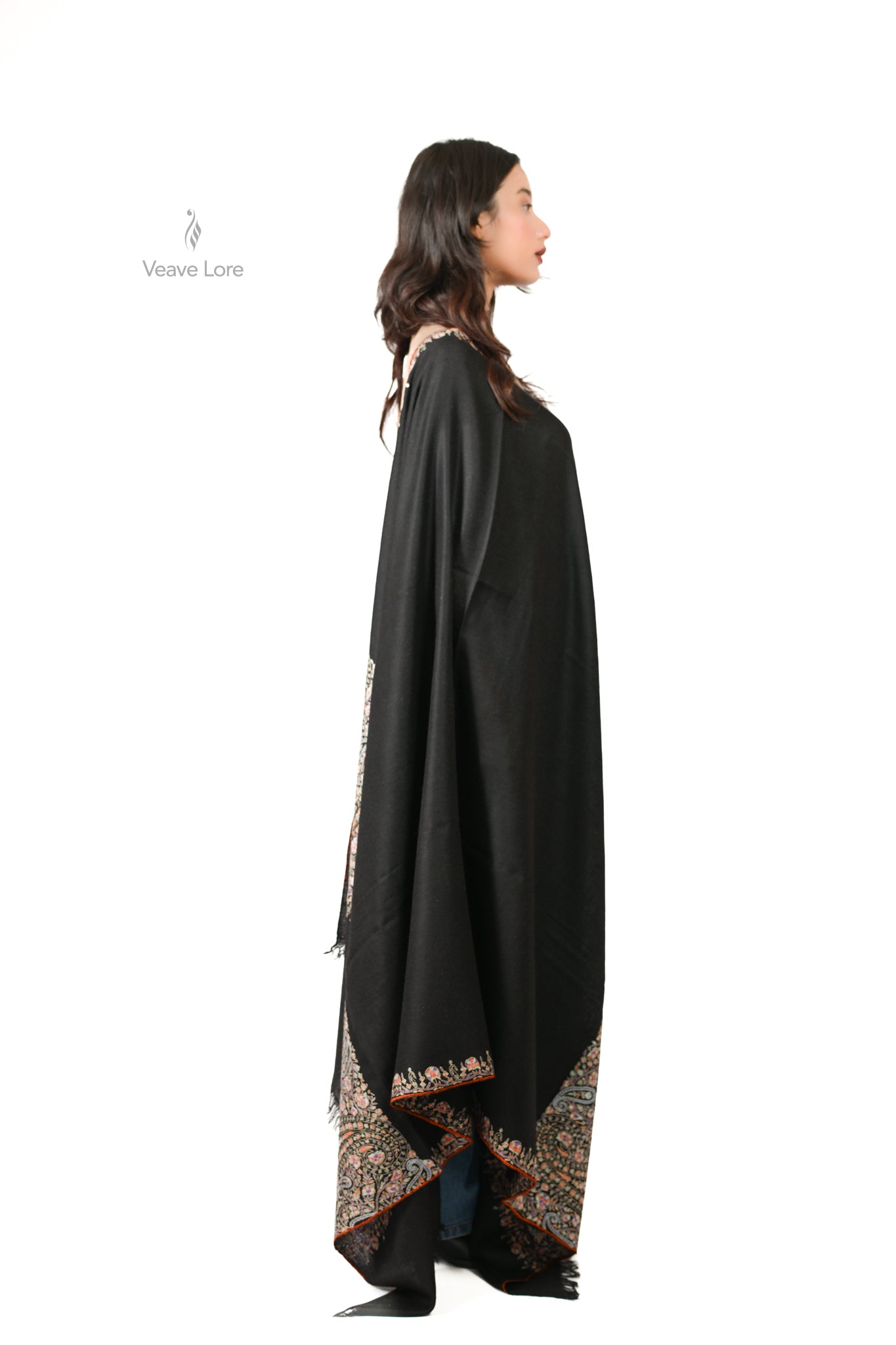 Aab-e-Shab Palledar Pashmina Shawl