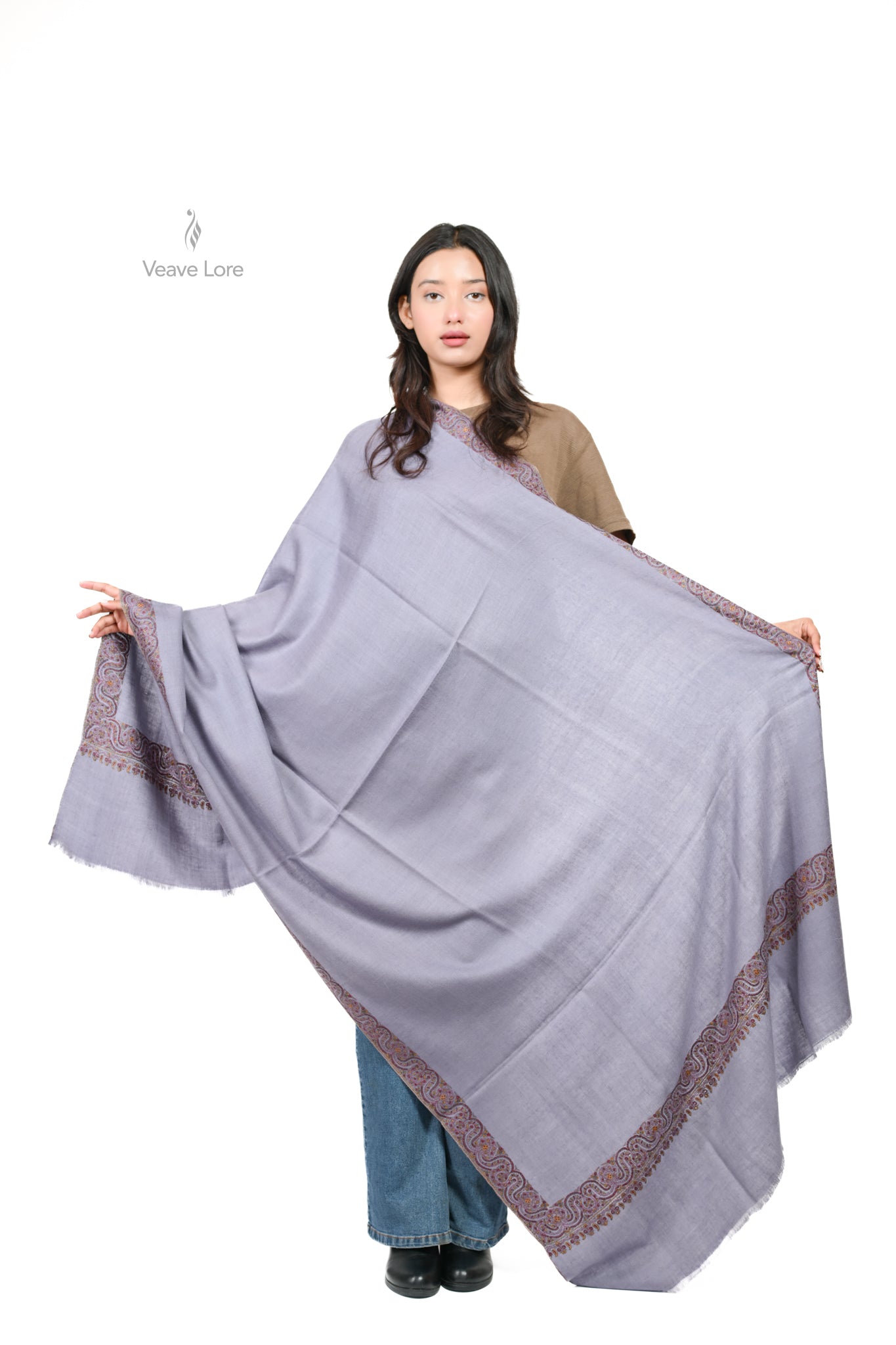 Aab-e-Banafsha Pashmina Shawl