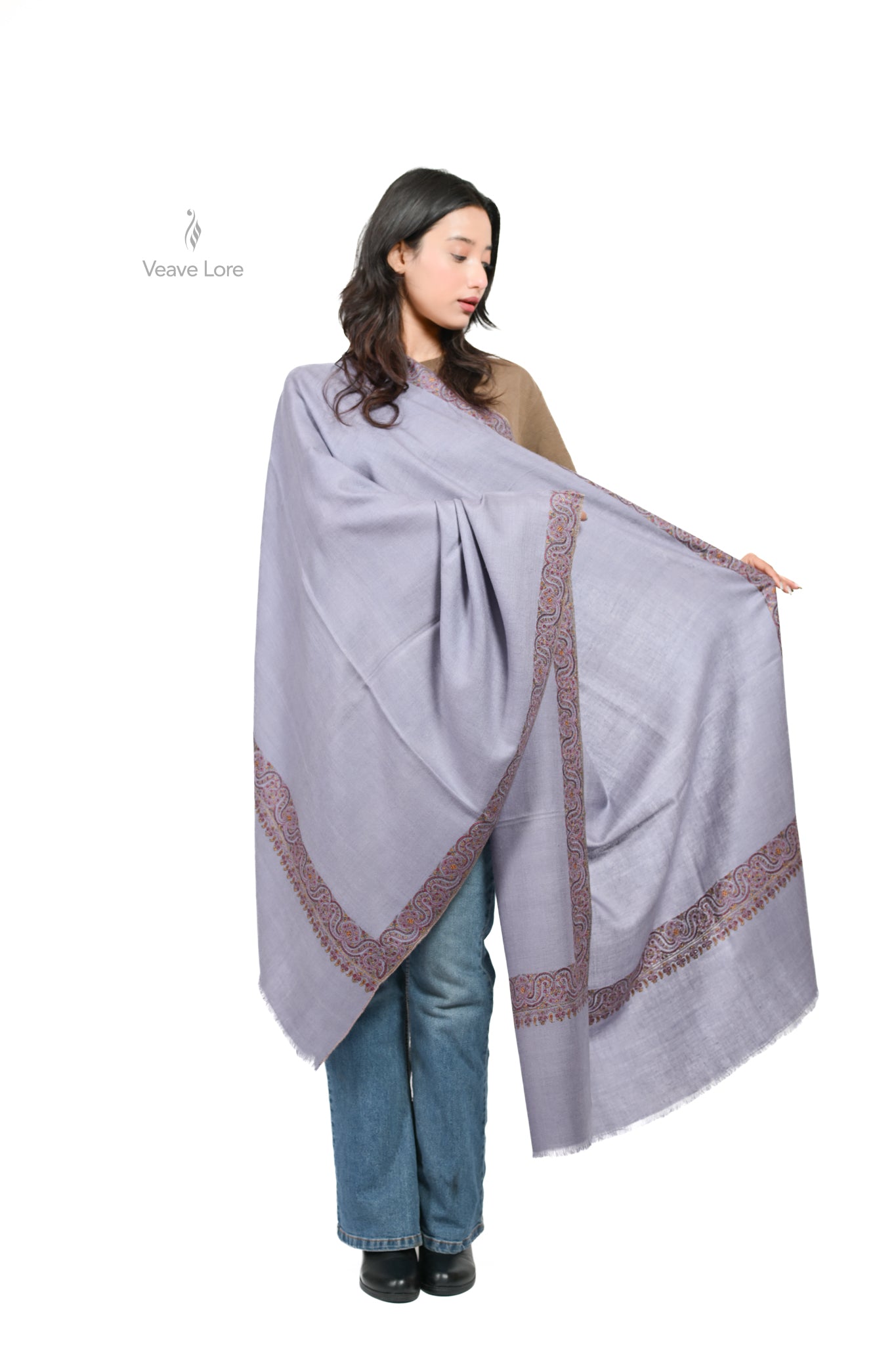 Aab-e-Banafsha Pashmina Shawl