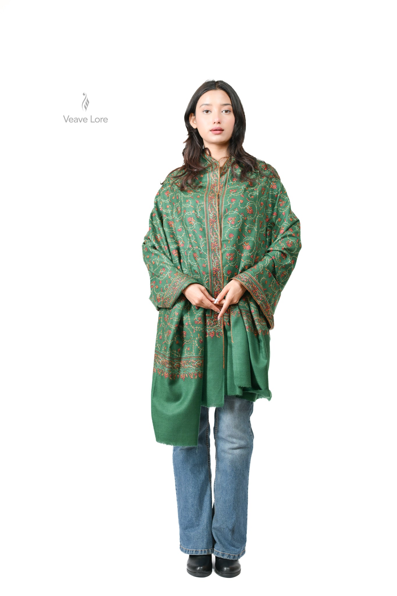 Marjaan & Forest Pashmina Shawl