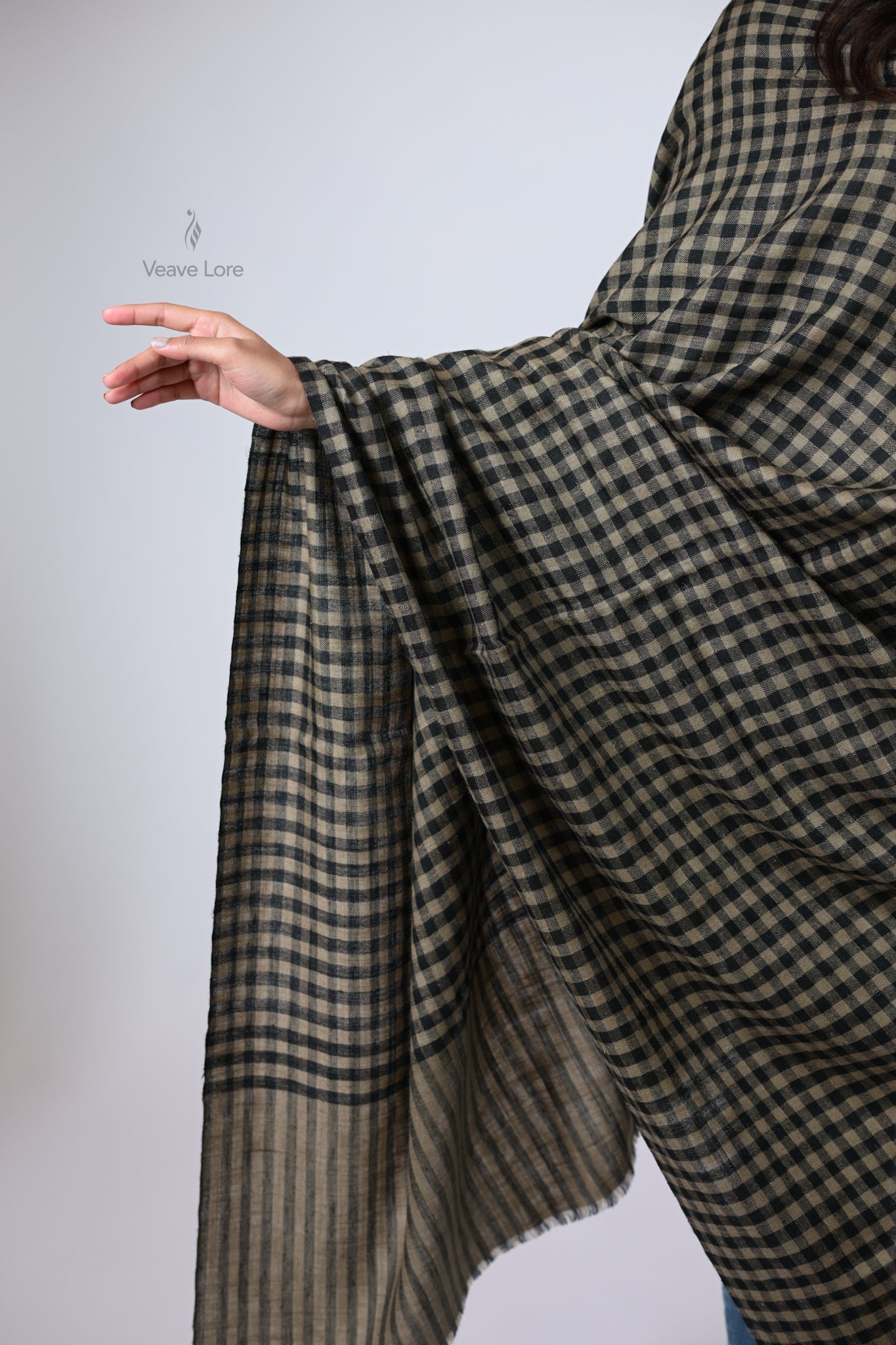 Khaaki-o-Shab Pashmina Shawl