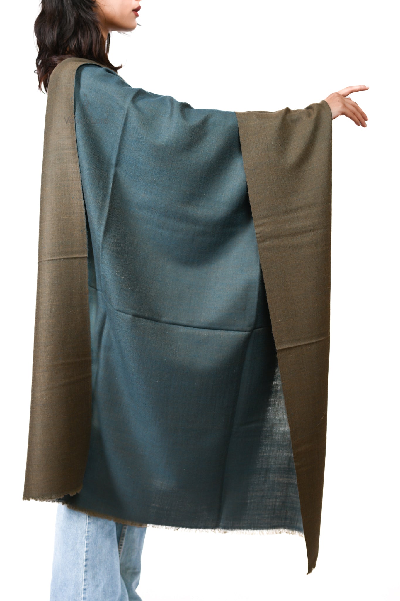 Zeytoon-o-Darya Kashmiri Pashmina Shawl