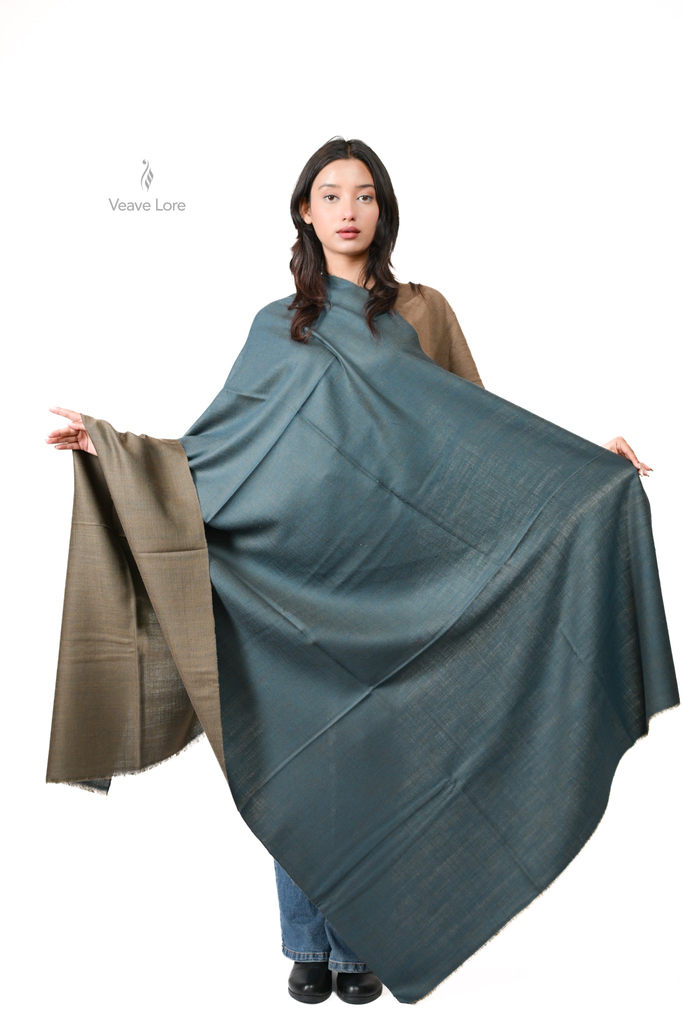 Zeytoon-o-Darya Kashmiri Pashmina Shawl