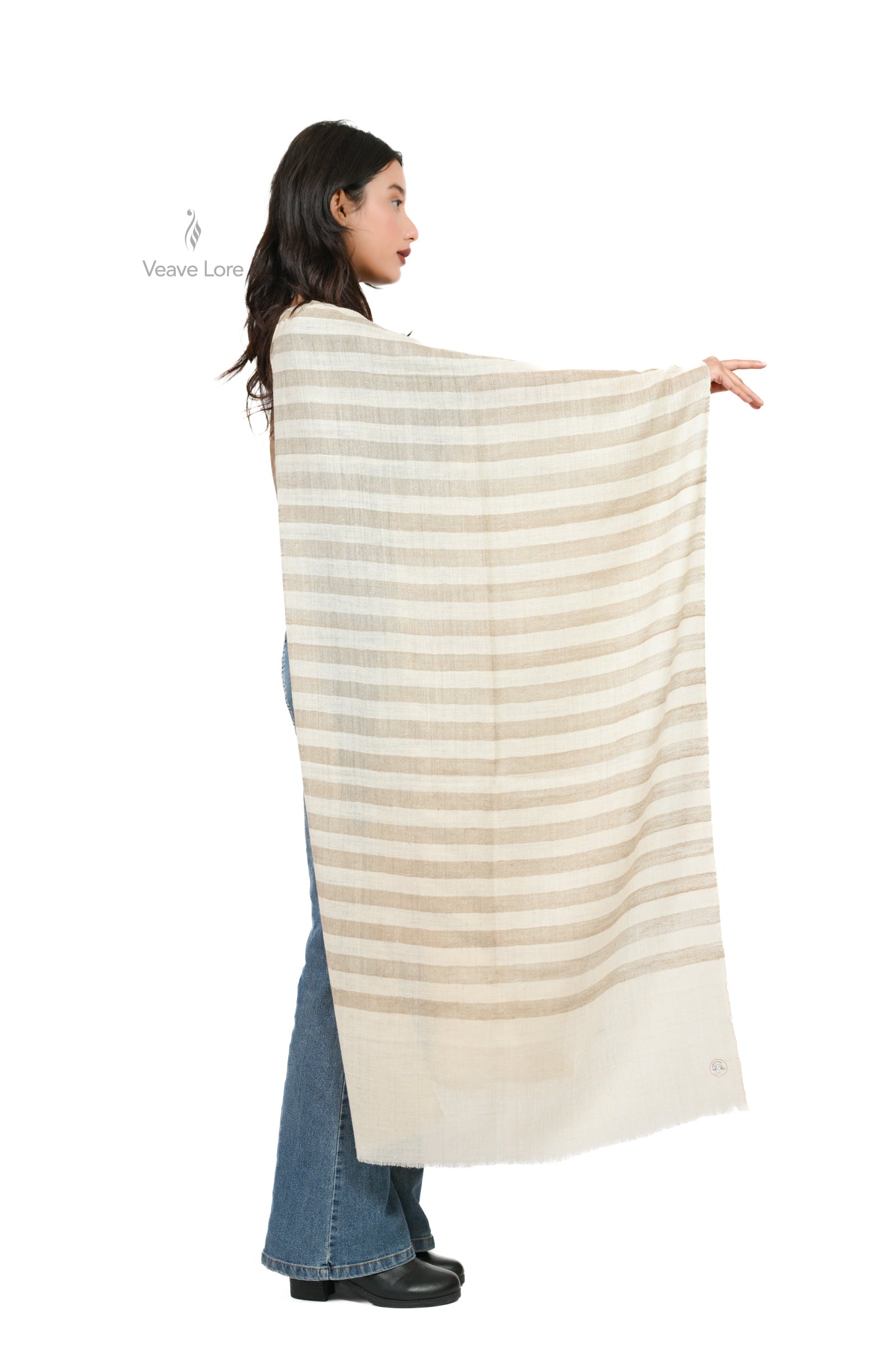 Dhaari-e-Narm Pashmina Stole