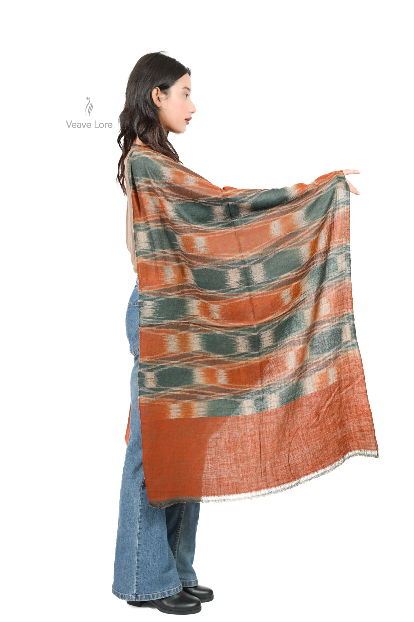 Zumurrud-o-Naar Pashmina Stole