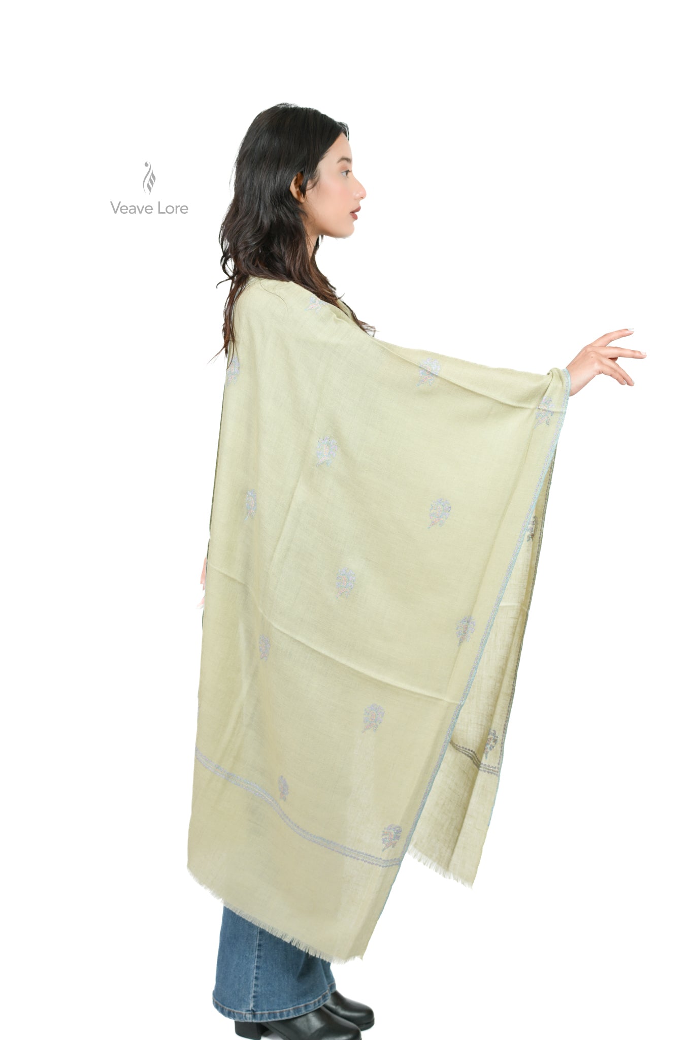 Sabz-e-Saba Pashmina Stole