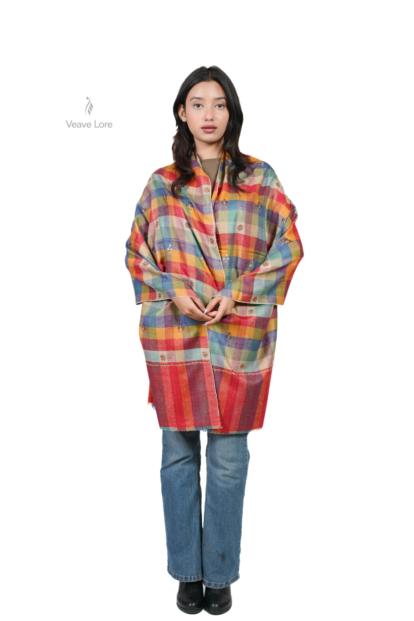Haft Rang Pashmina Stole