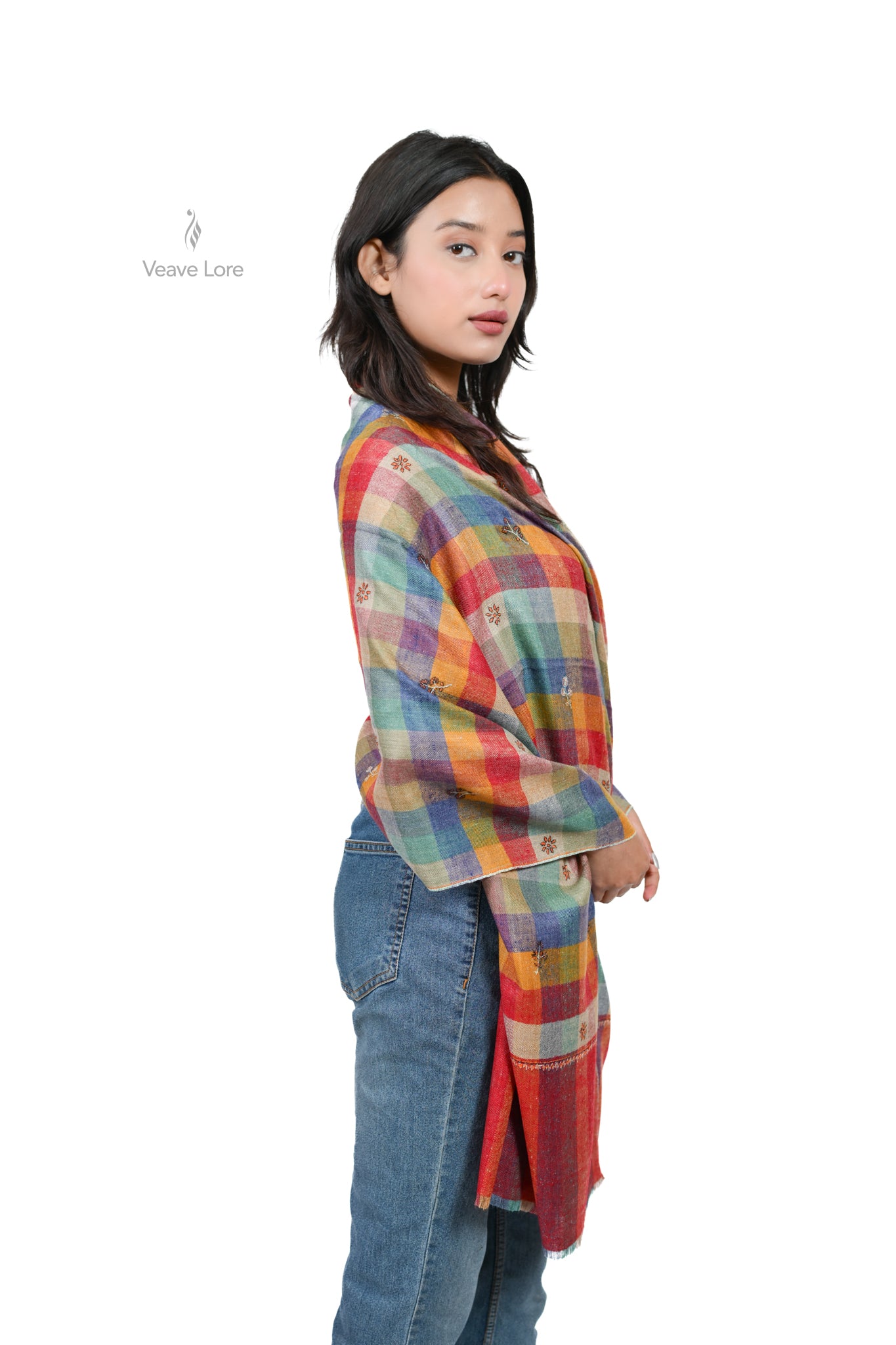 Haft Rang Pashmina Stole