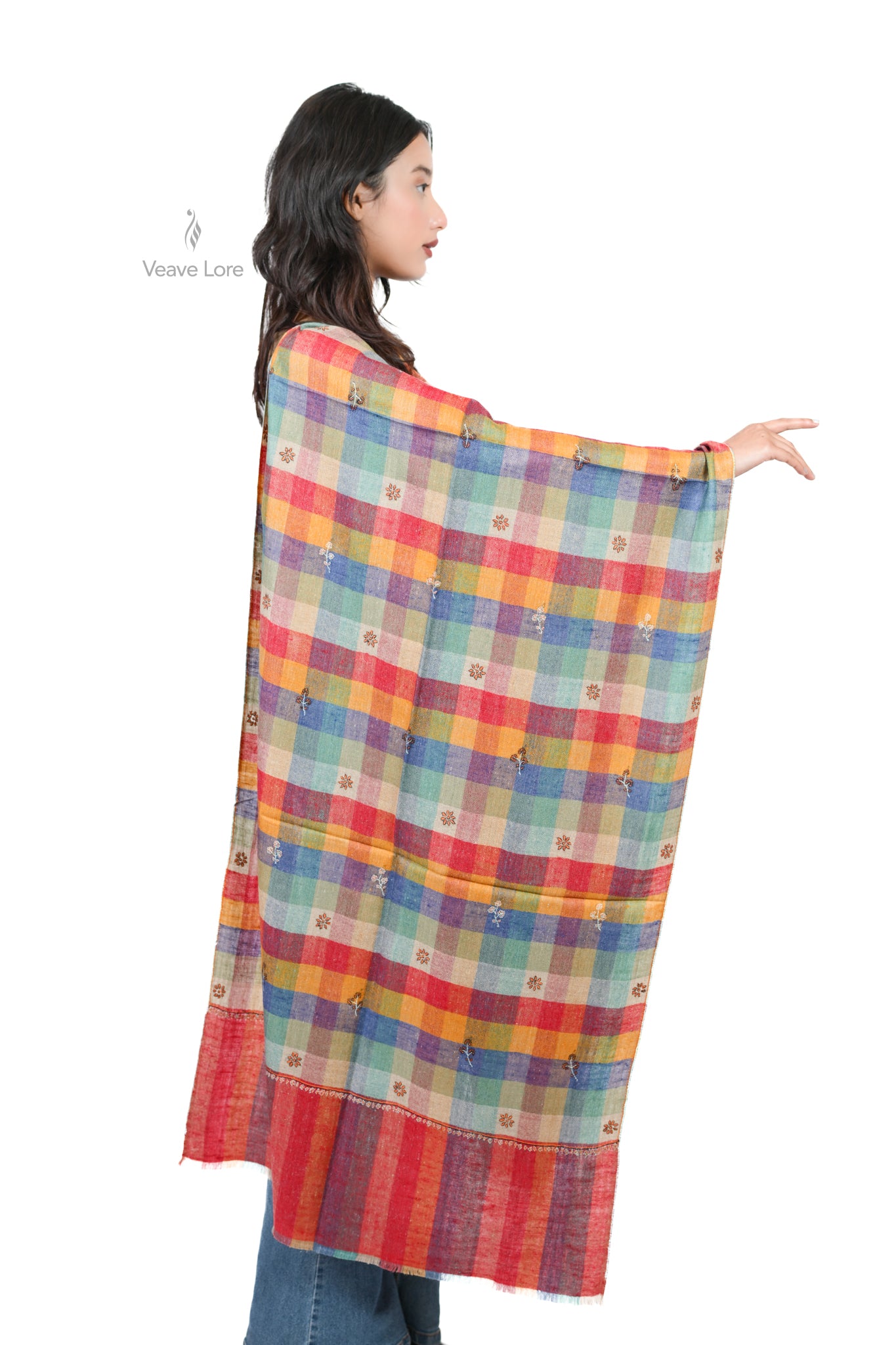Haft Rang Pashmina Stole