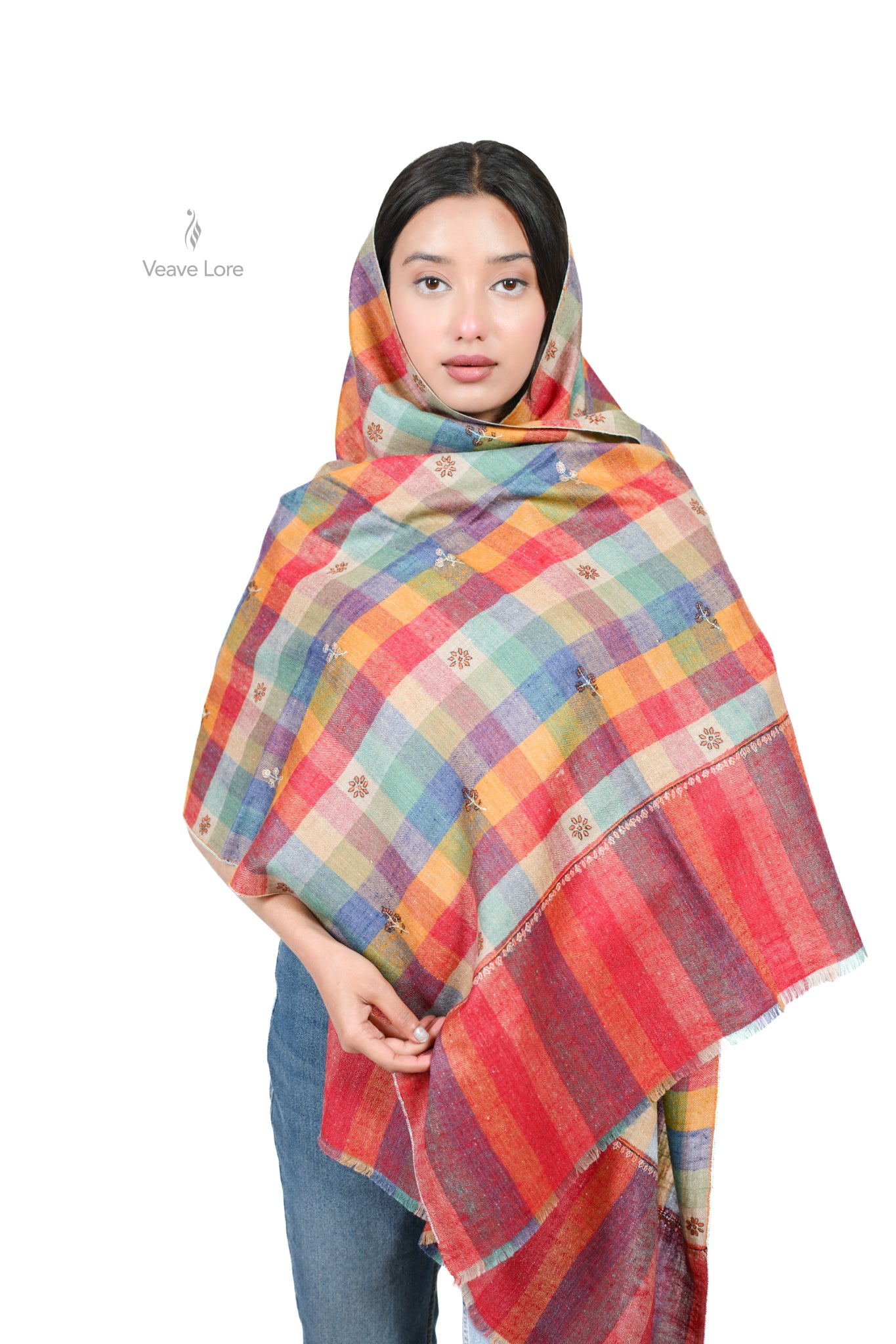 Haft Rang Pashmina Stole