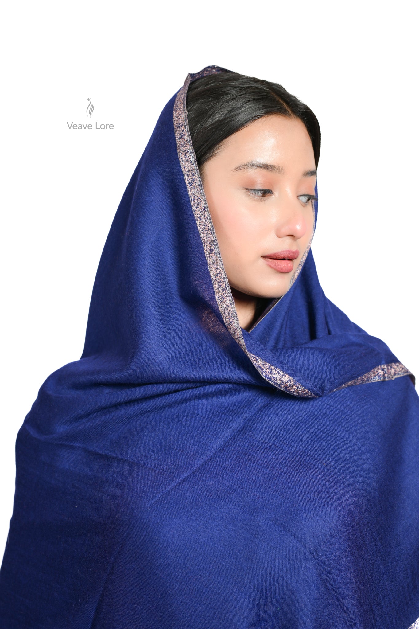 Aab-e-Neel Pashmina Stole