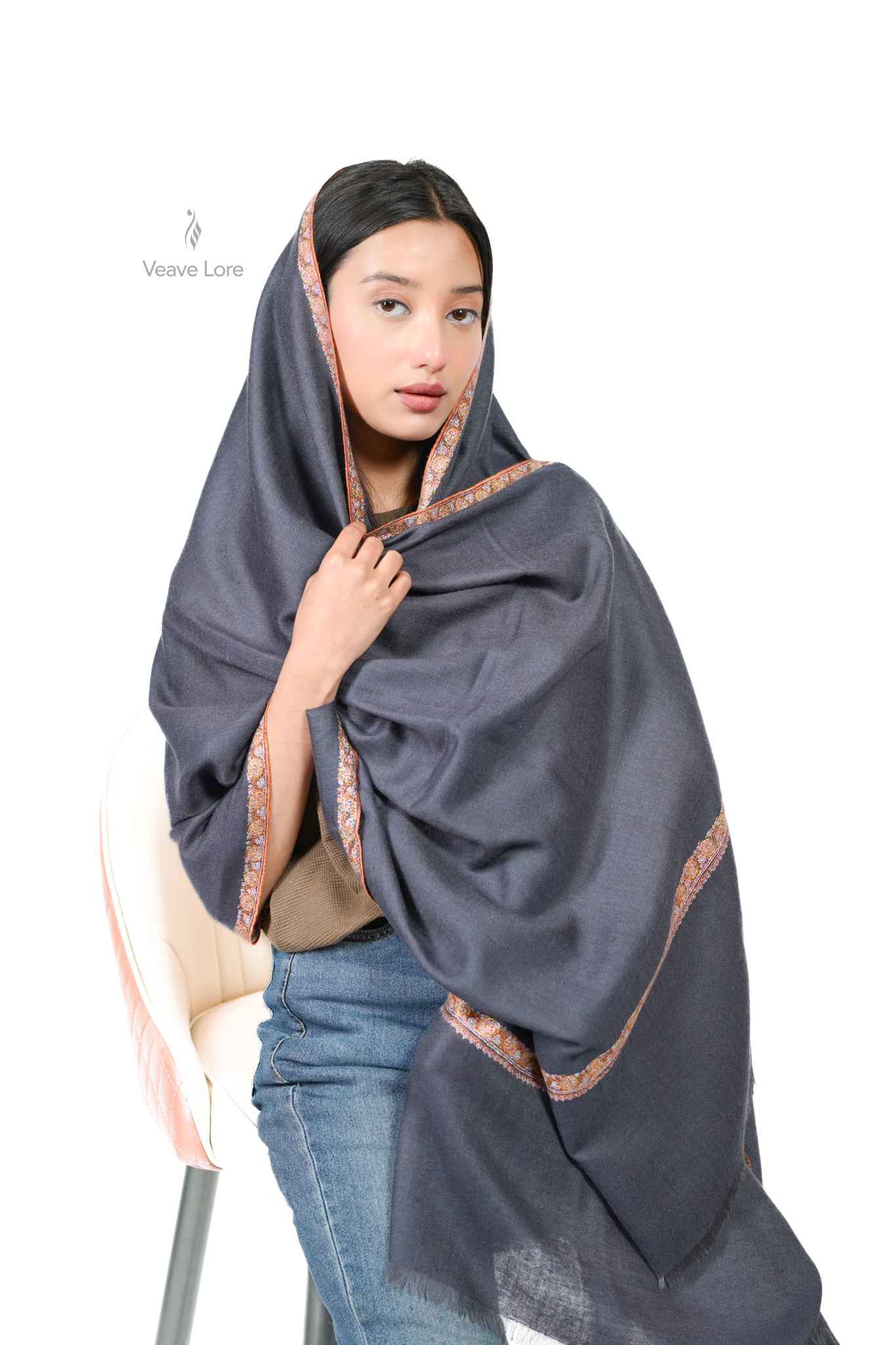 Atash-e-Khamosh Pashmina Stole