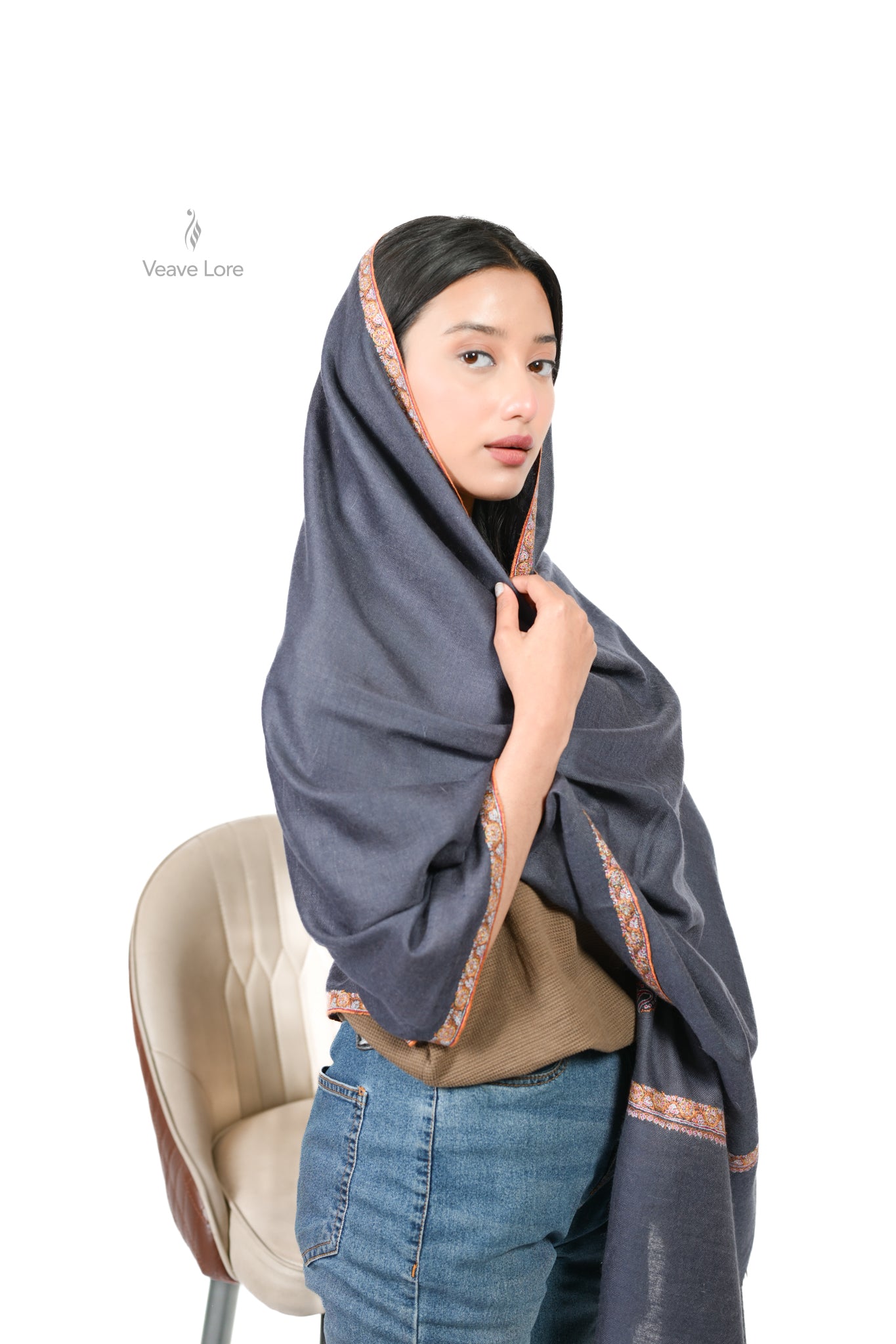 Atash-e-Khamosh Pashmina Stole