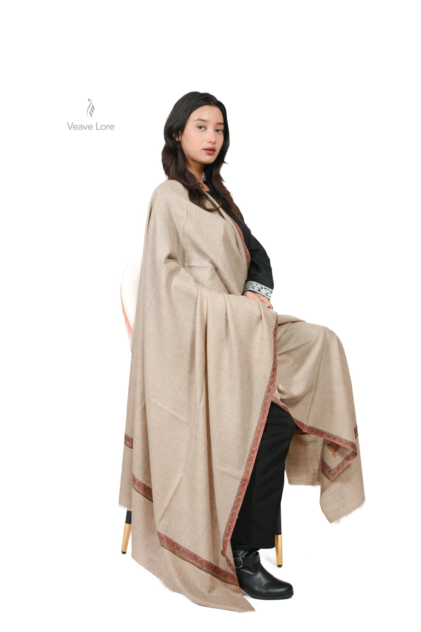 Bazm-e-Naginah Pashmina Shawl