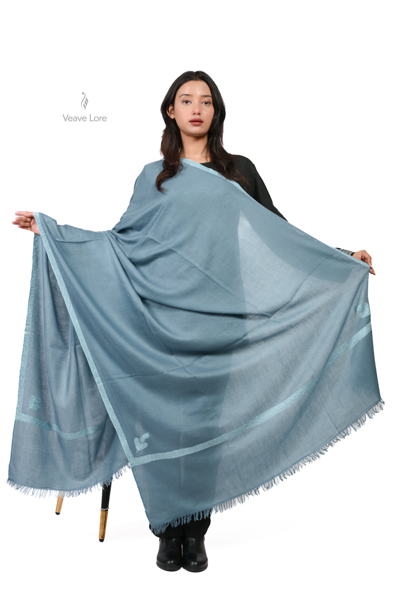 Aks-e-Tawoos Pashmina Shawl