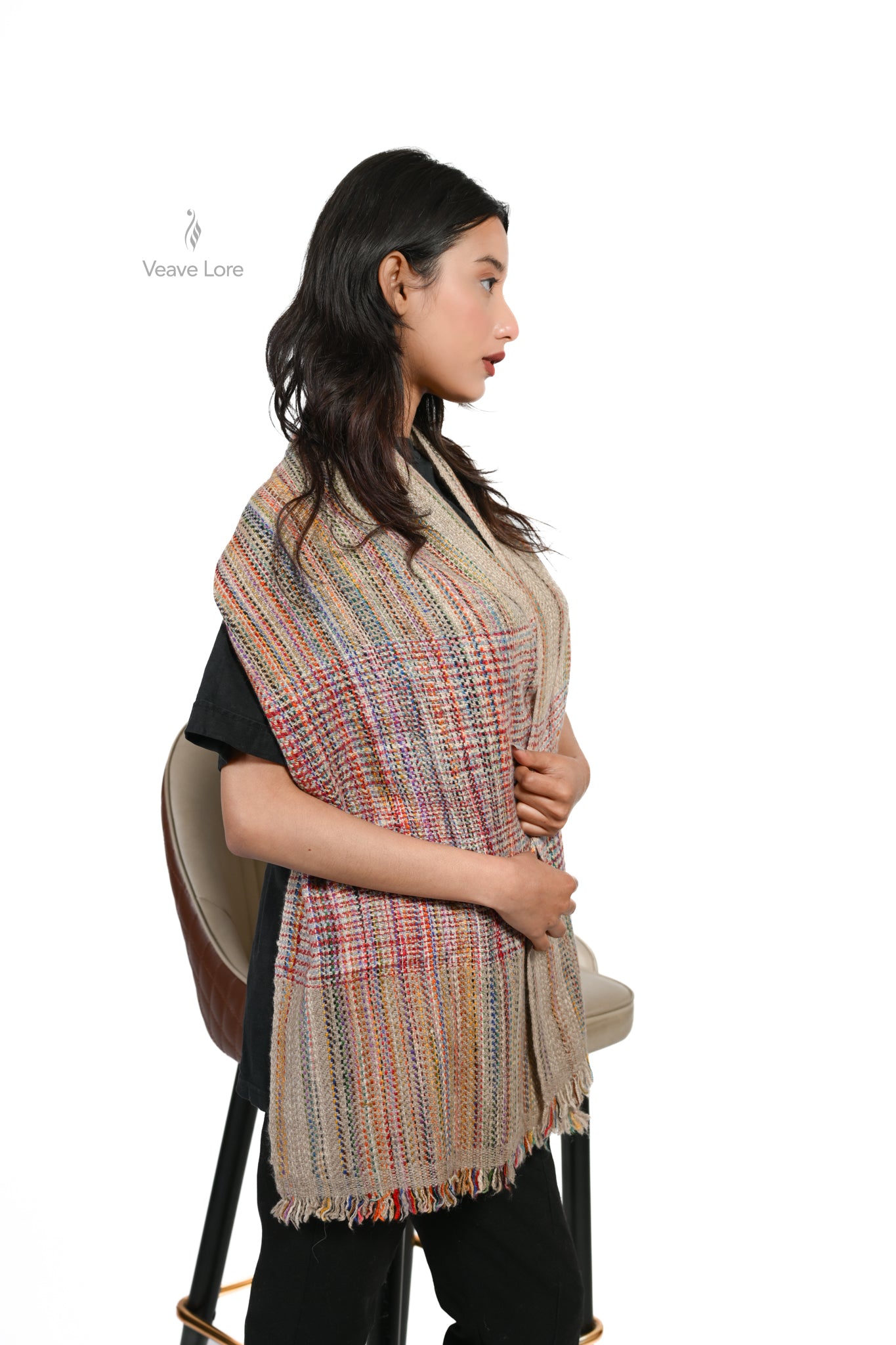 Dhaari-e-Rang Heavyweight Pashmina Muffler