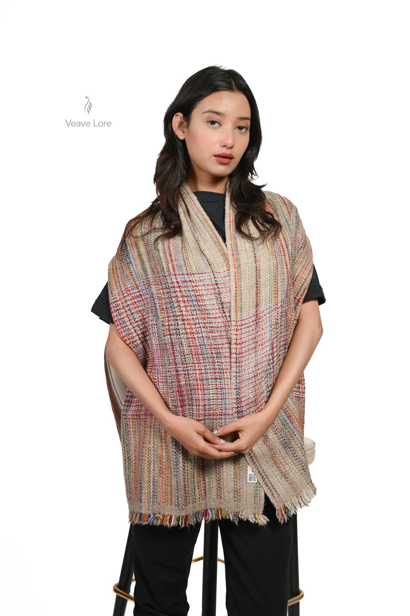 Dhaari-e-Rang Heavyweight Pashmina Muffler