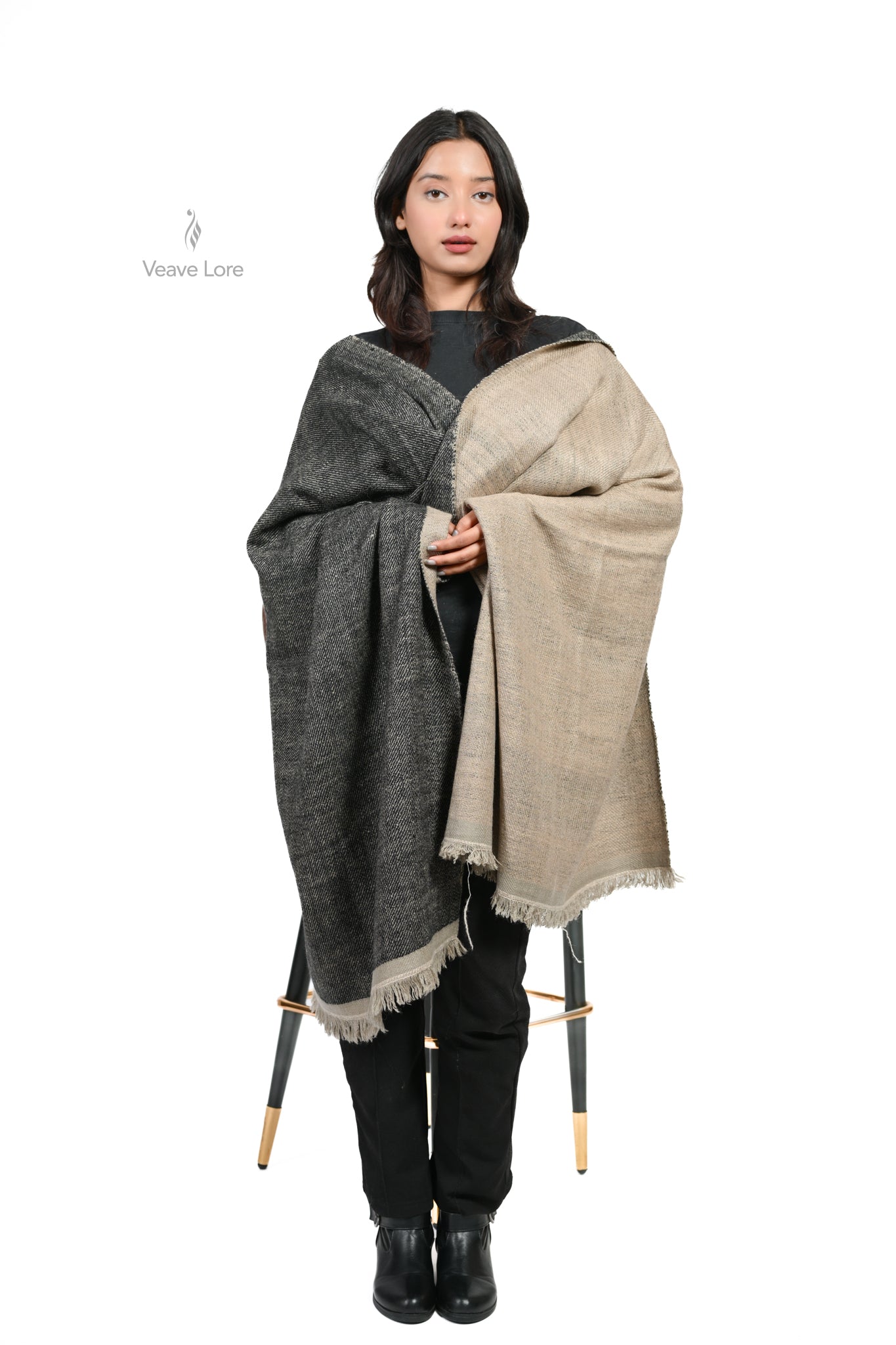 Do-Pahlu Pashmina Heavyweight Stole