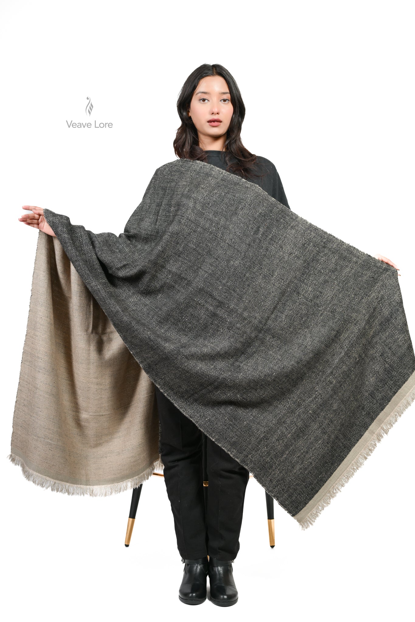 Do-Pahlu Pashmina Heavyweight Stole