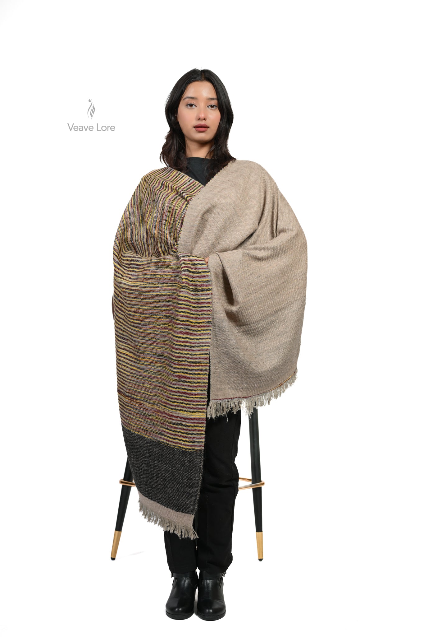 Rang-e-Zamin Pashmina Heavyweight Stole