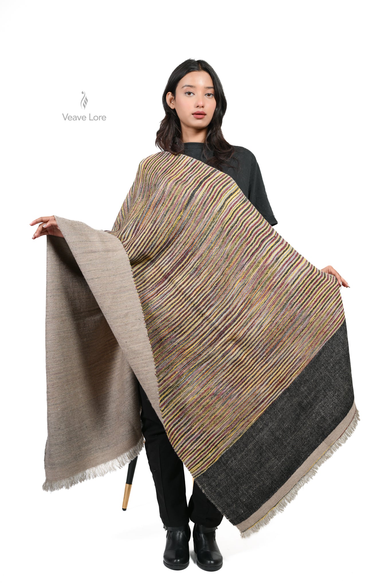 Rang-e-Zamin Pashmina Heavyweight Stole