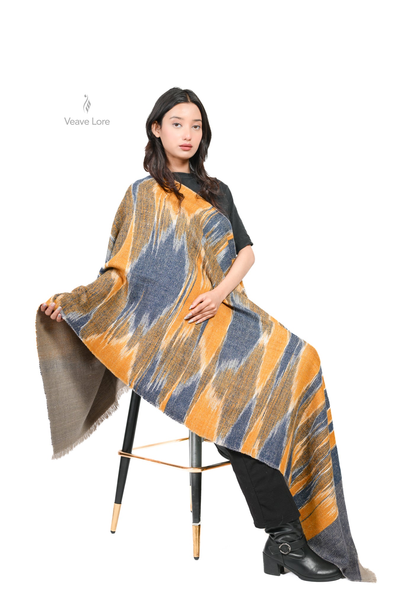 Zamin-o-Aasman Heavyweight Pashmina Stole