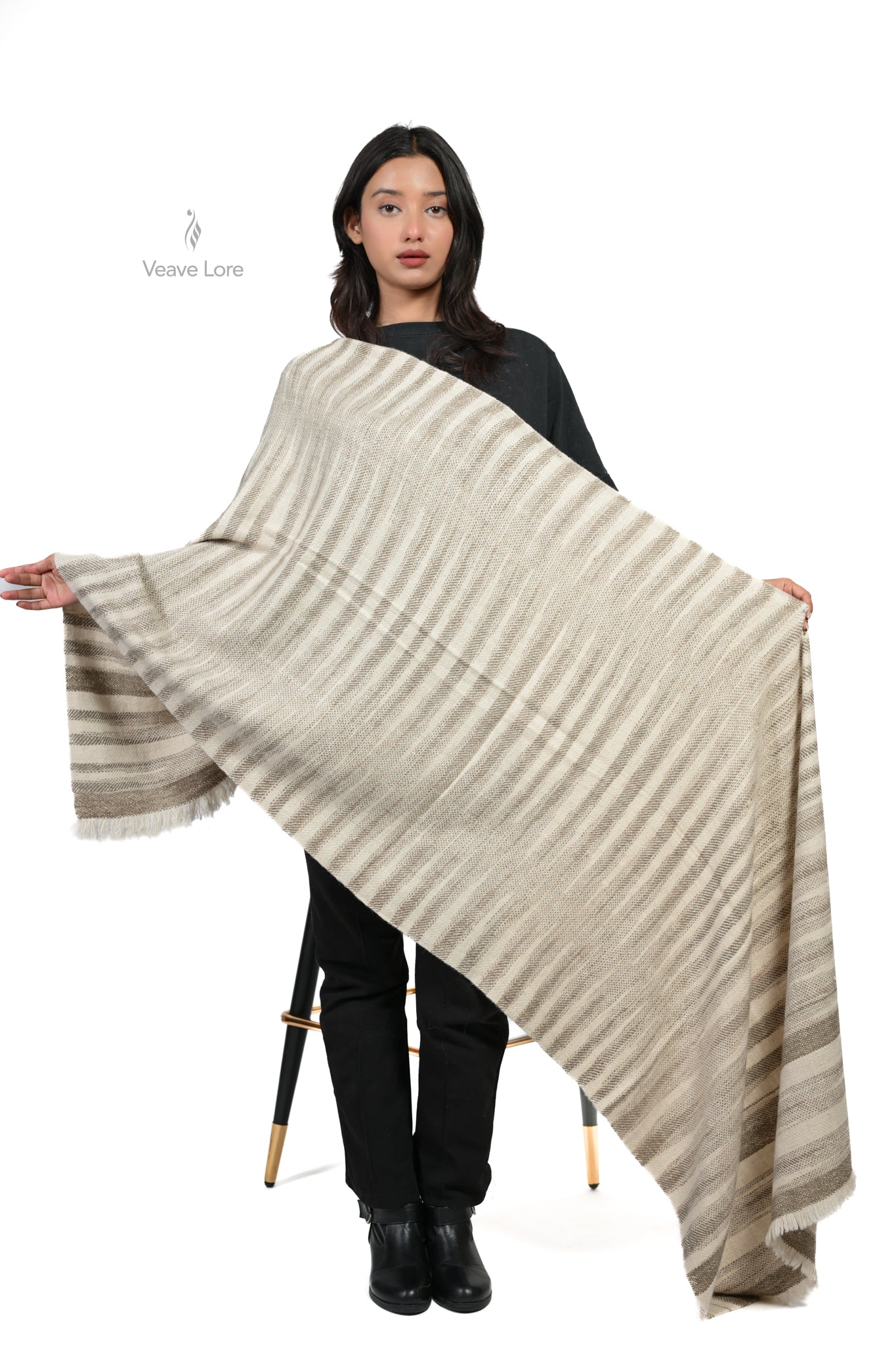 Dhaari-e-Zamin Pashmina Heavyweight Stole