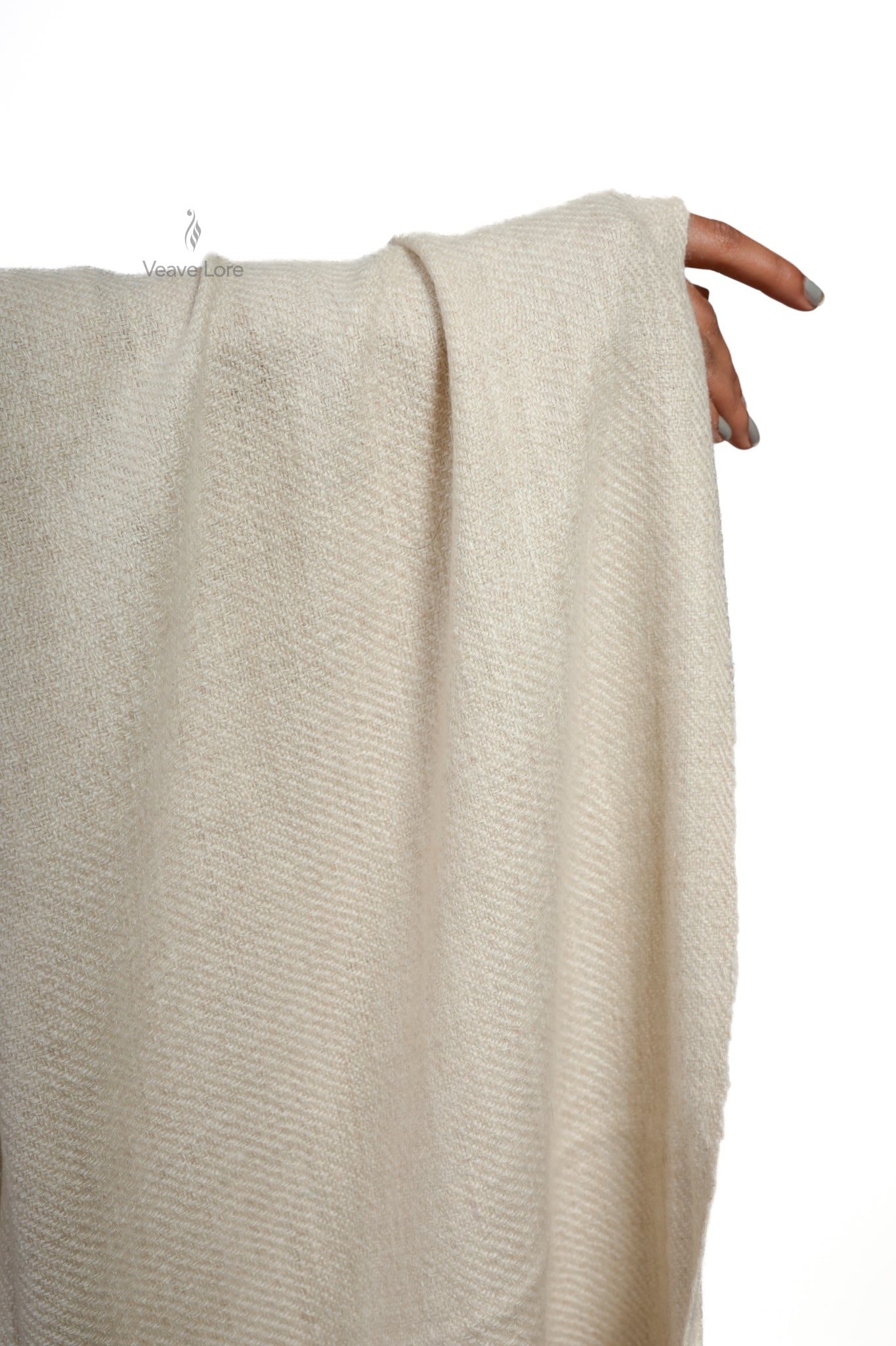 Safed-e-Pak Pashmina Heavyweight Shawl