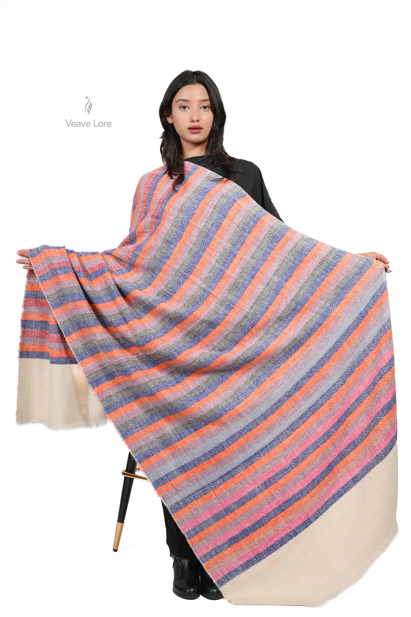 Rang-e-Bahar Pashmina Heavyweight Shawl