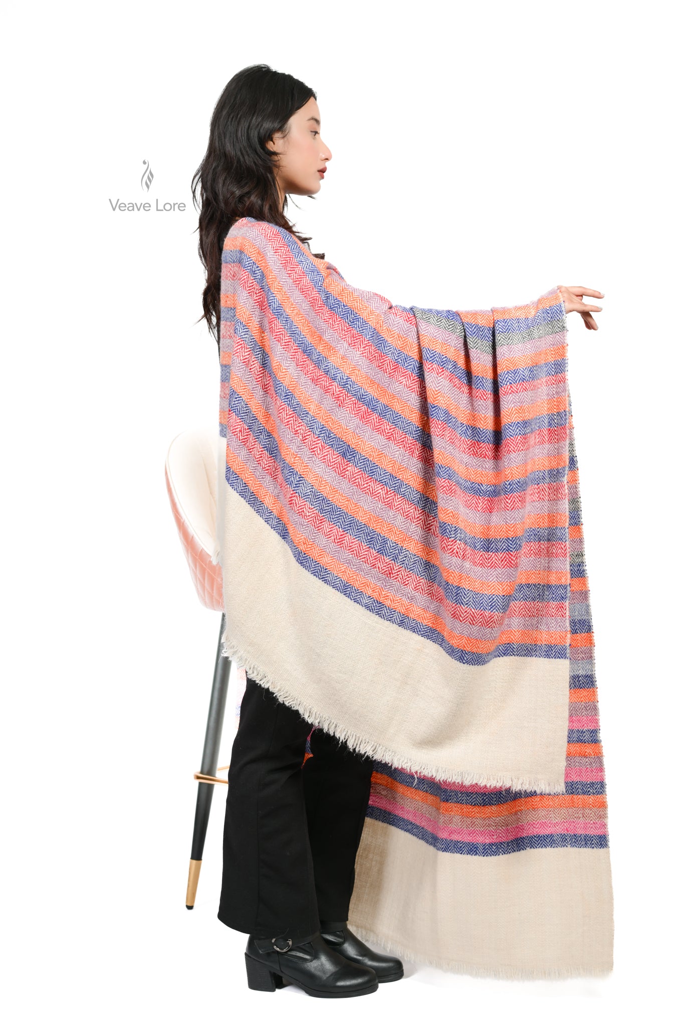Rang-e-Bahar Pashmina Heavyweight Shawl