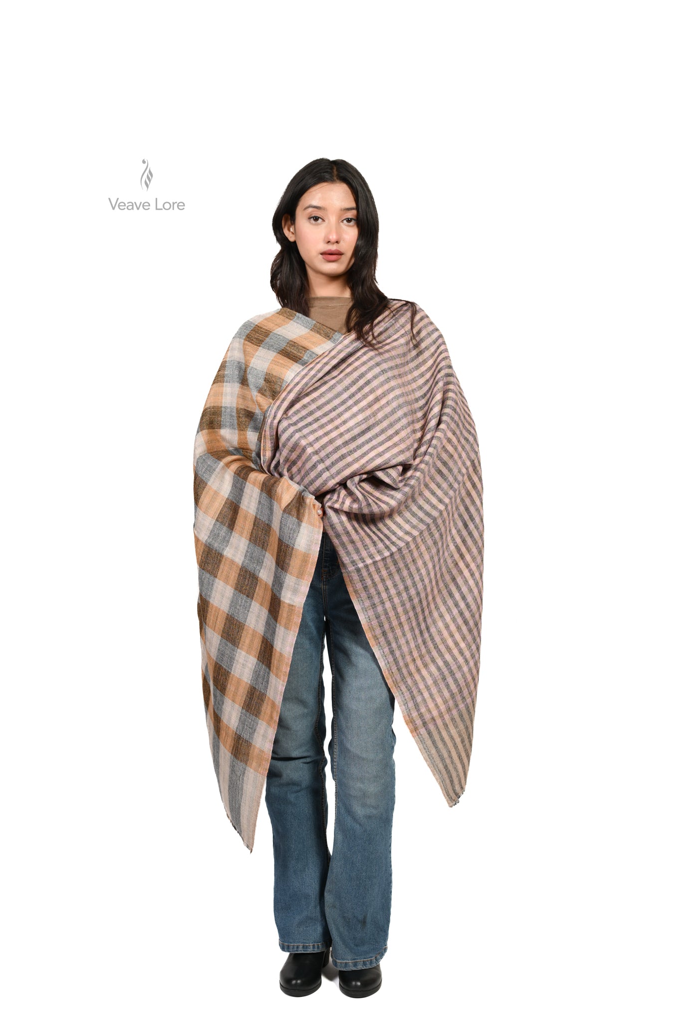 Highland Dusk Fine Wool Stole