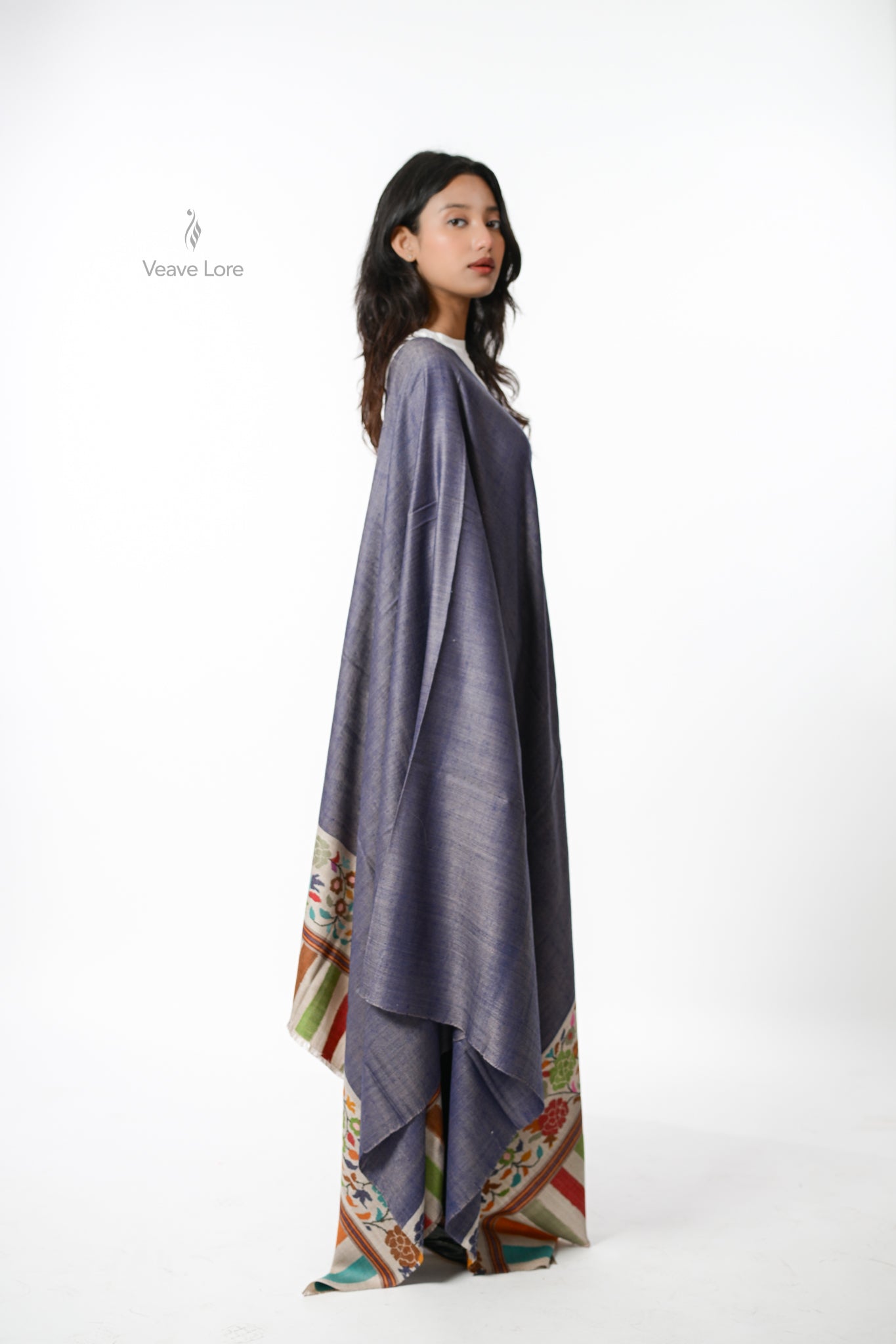 Mehtab-o-Chaman — Moonlight & Garden Pashmina Shawl