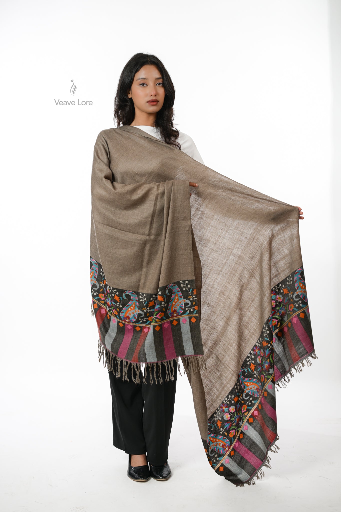 Naqsh-e-Buta The Woven Paisley Pashmina Shawl