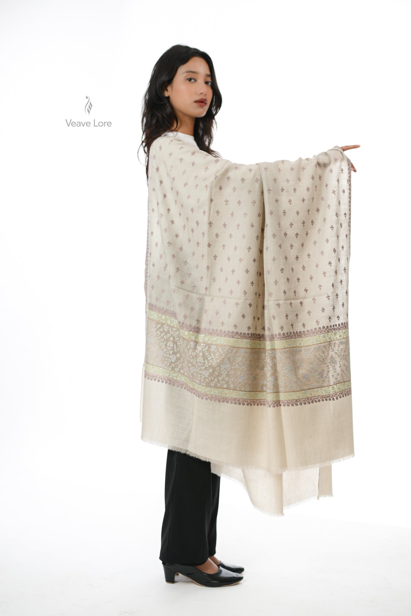 Banafsha & Dune Pashmina Shawl