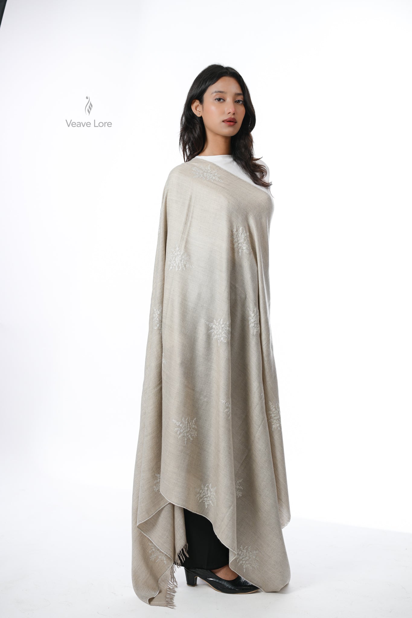 Shabnam & Fawn Pashmina Shawl