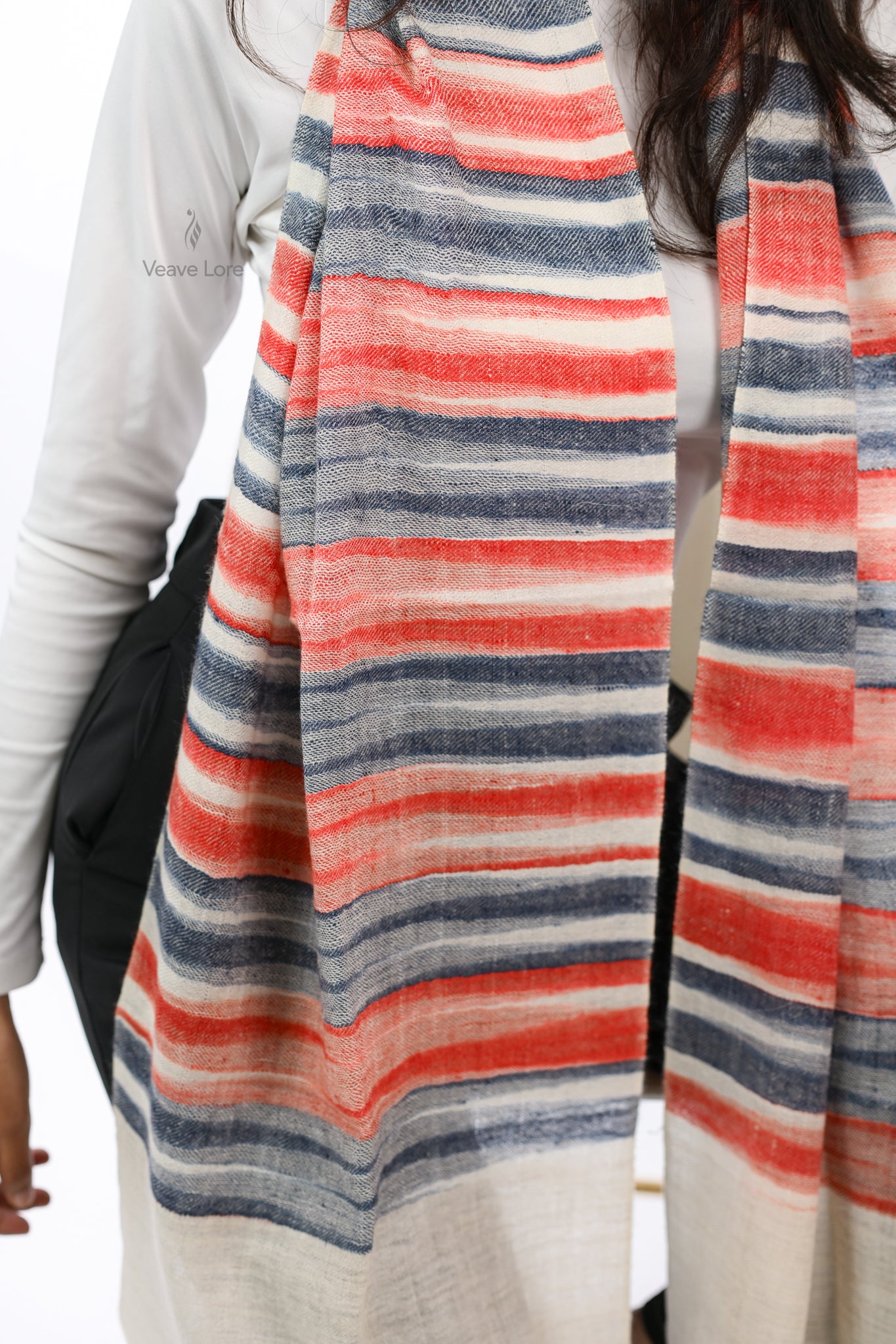 Crimson Twilight (Shafaq-e-Shab) Pashmina Muffler