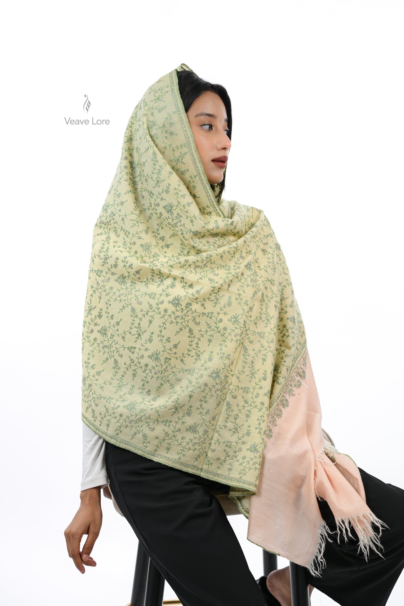Basant & Blush Pashmina Stole