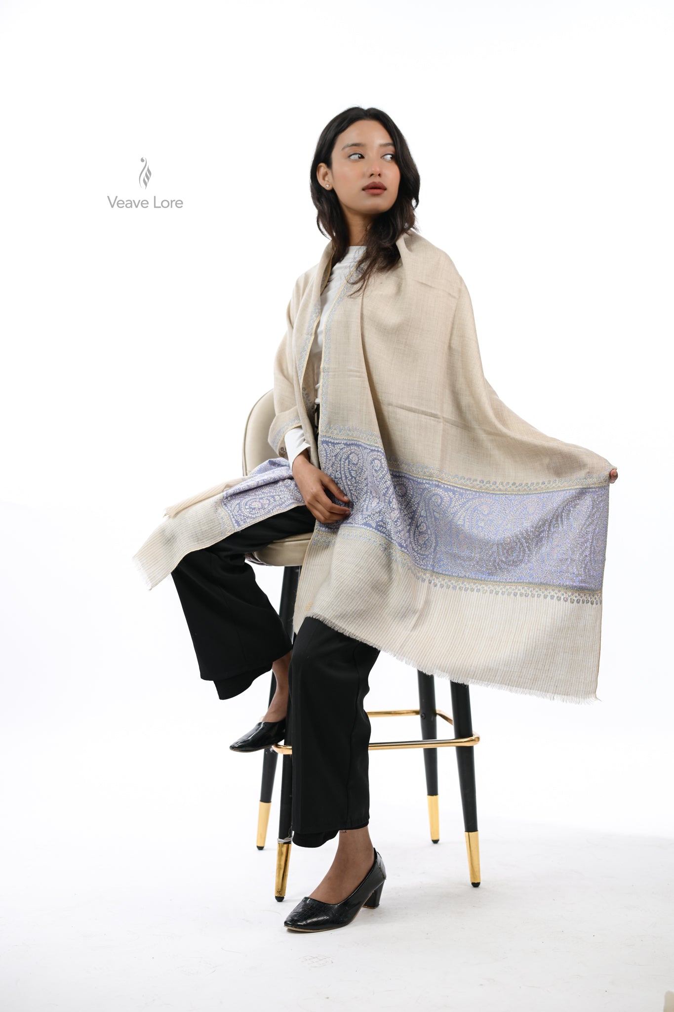 Sosan & Flax Pashmina Stole