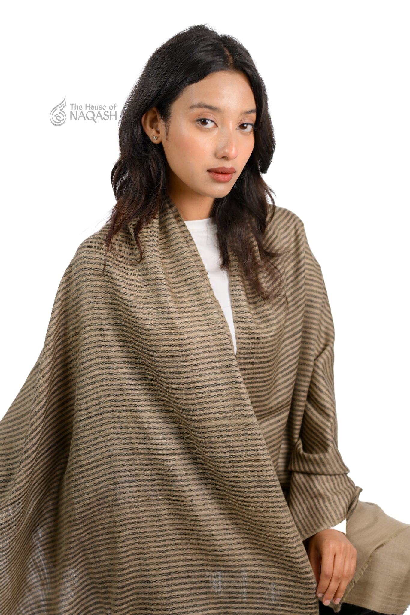 Café Noir Striped Wrap