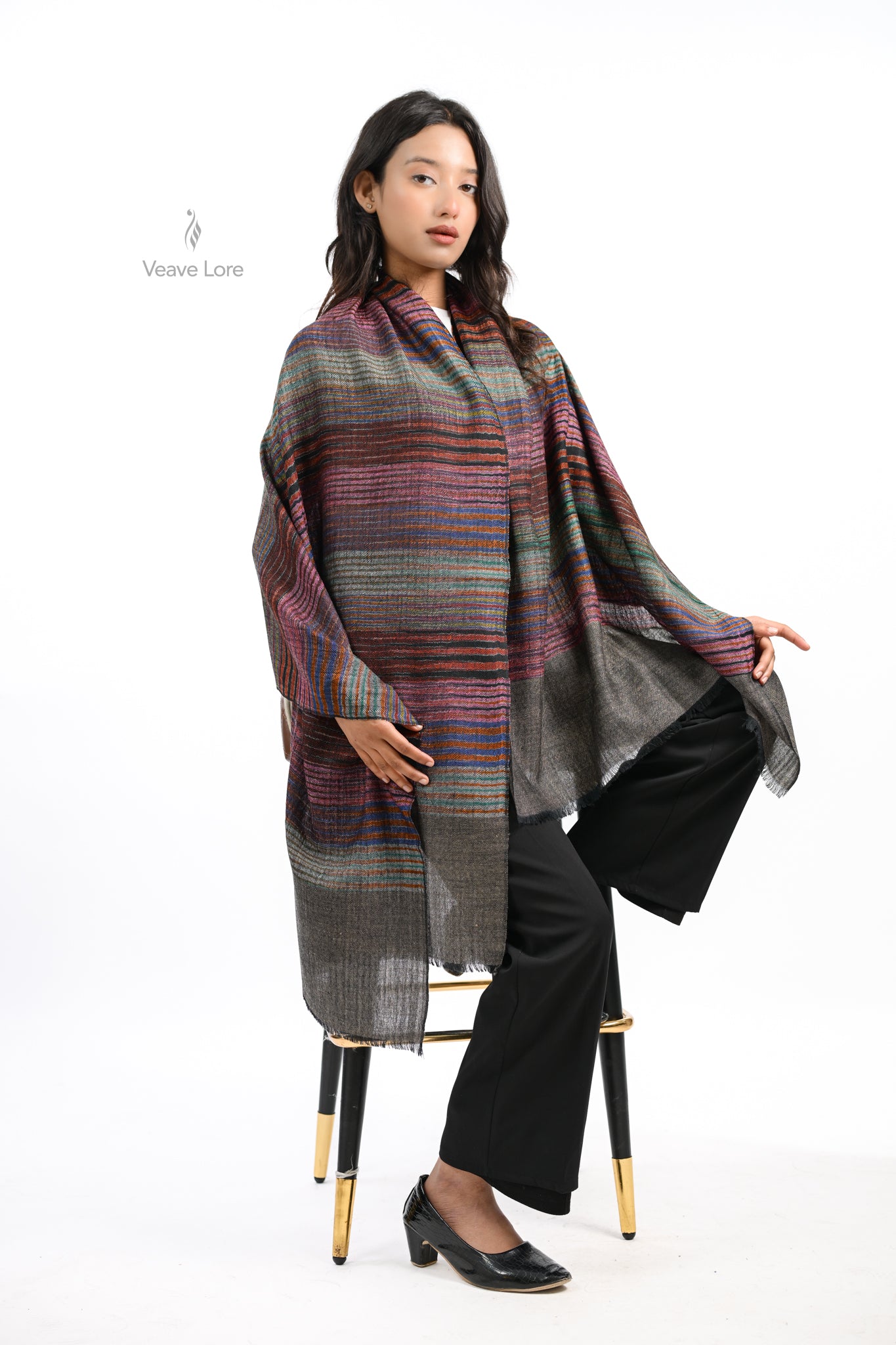Taus Plume Pashmina Stole