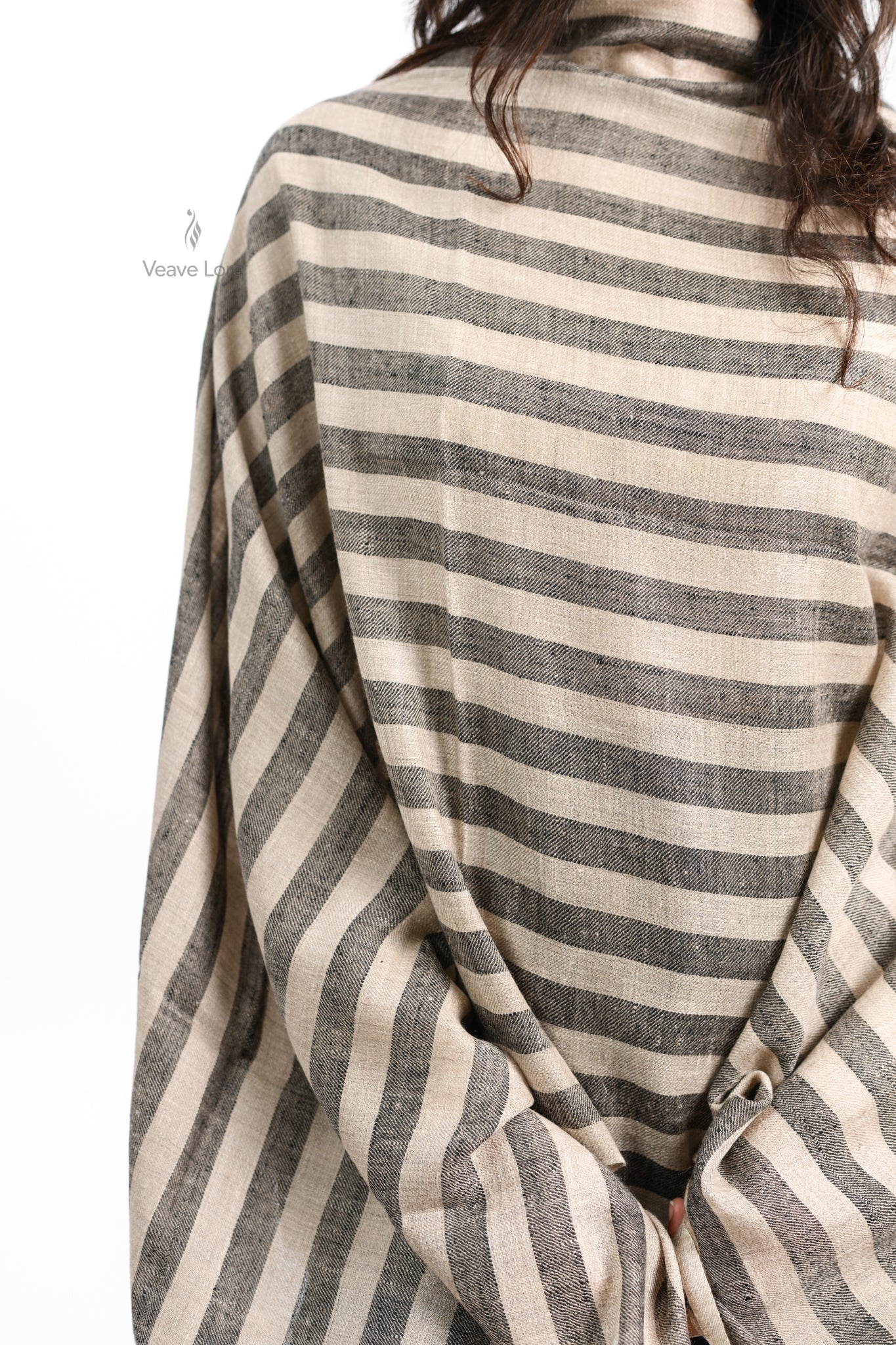 Siyah Ivory Pashmina Stole
