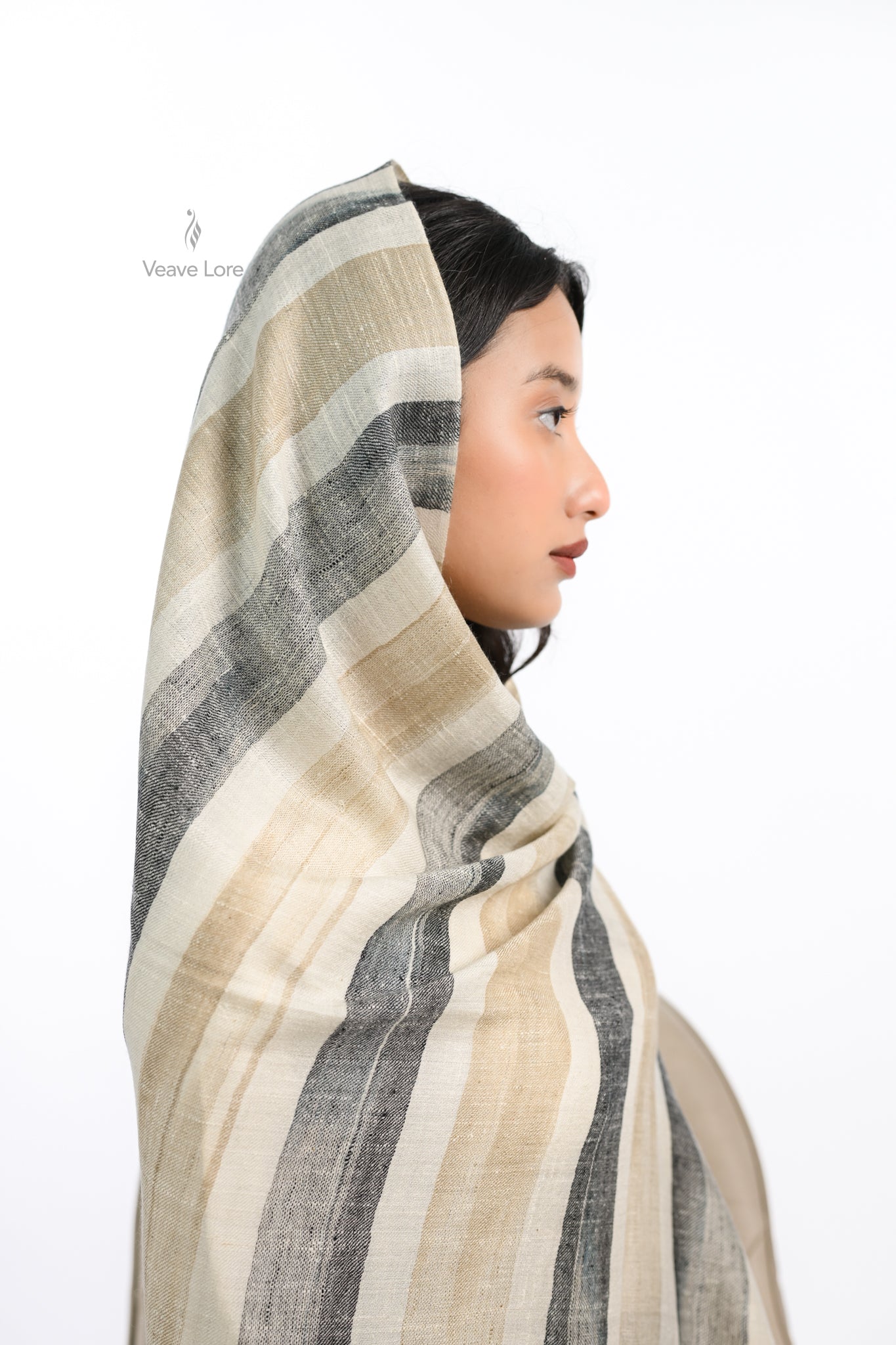 Qalam Drift Pashmina Stole