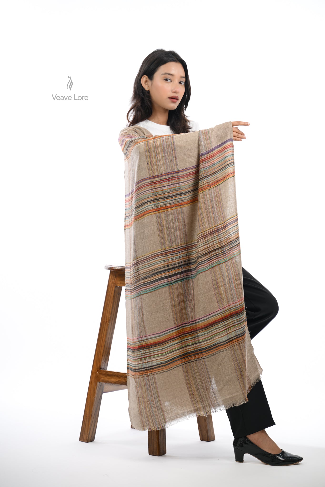 Taar & Rang Pashmina Stole