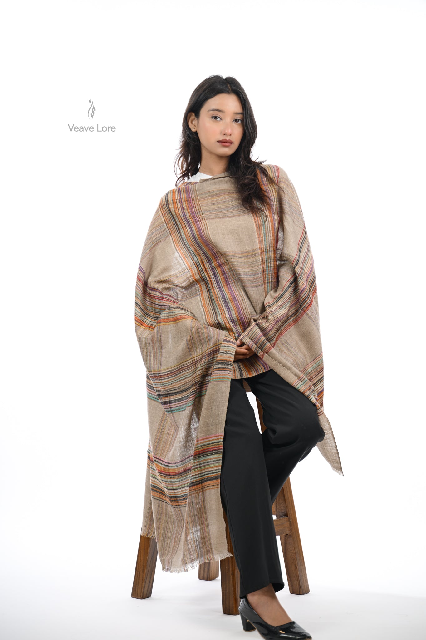 Taar & Rang Pashmina Stole