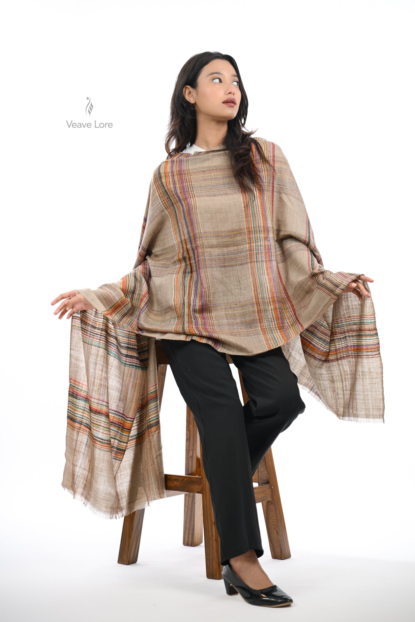 Taar & Rang Pashmina Stole